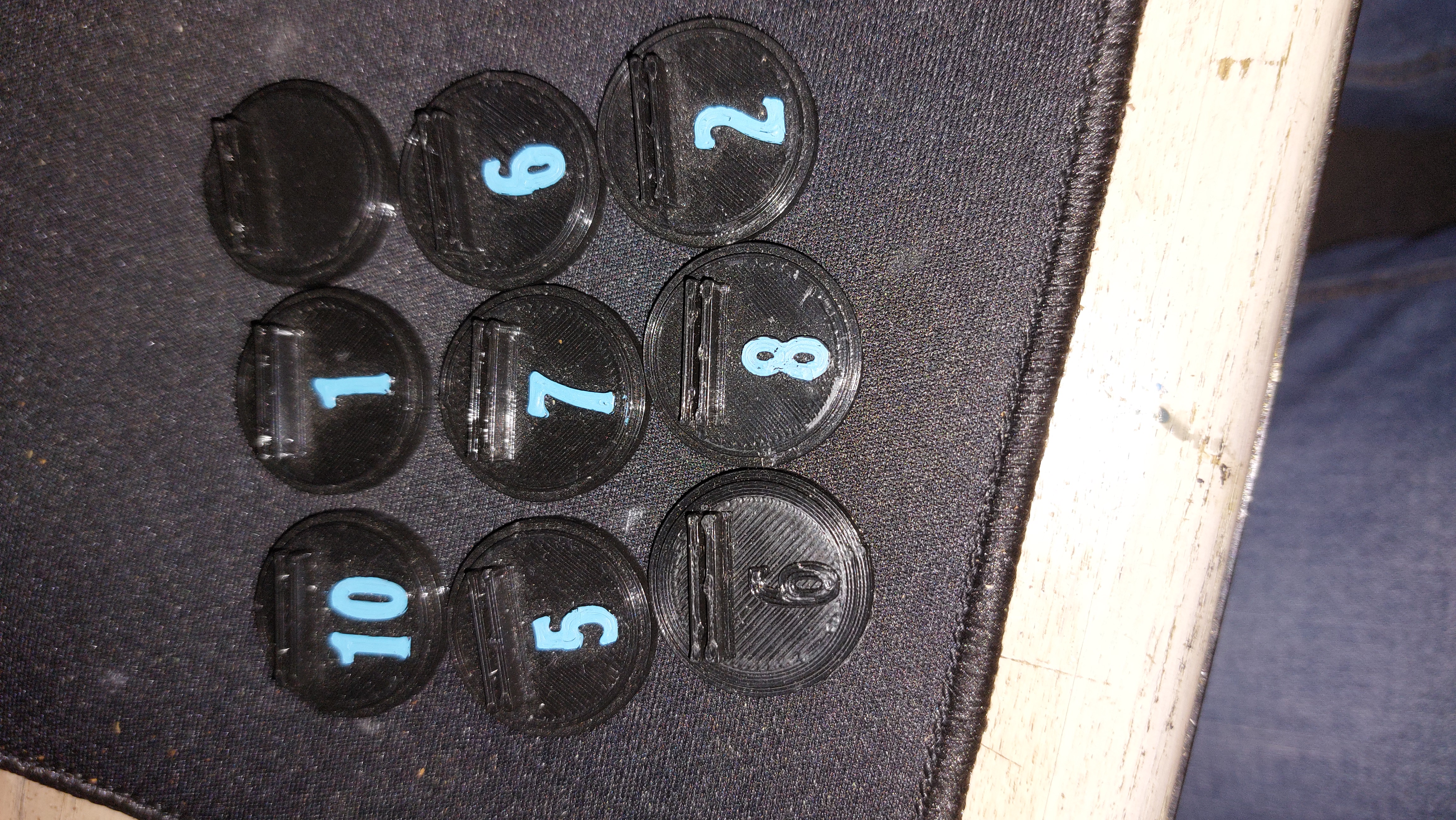 1 inch tokens for tabletop