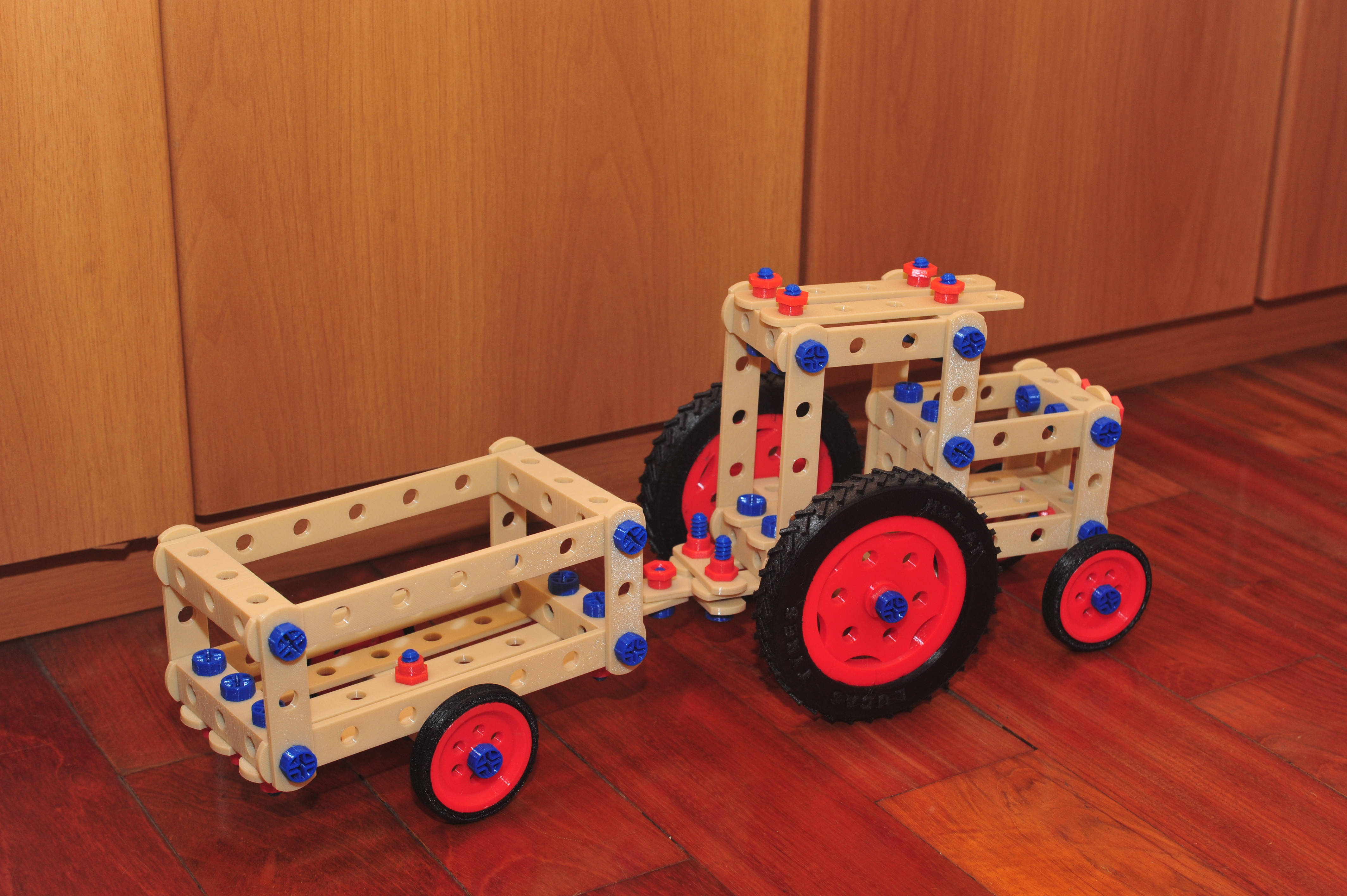 BILOfix / Monte-Bras Inspired Construction System (3D Printable) 3D model thumbnail