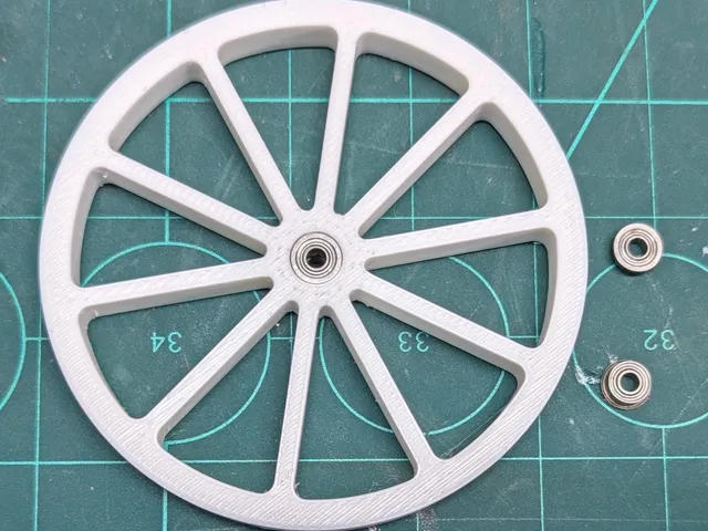 Pulley modified for F683-ZZ Bearings