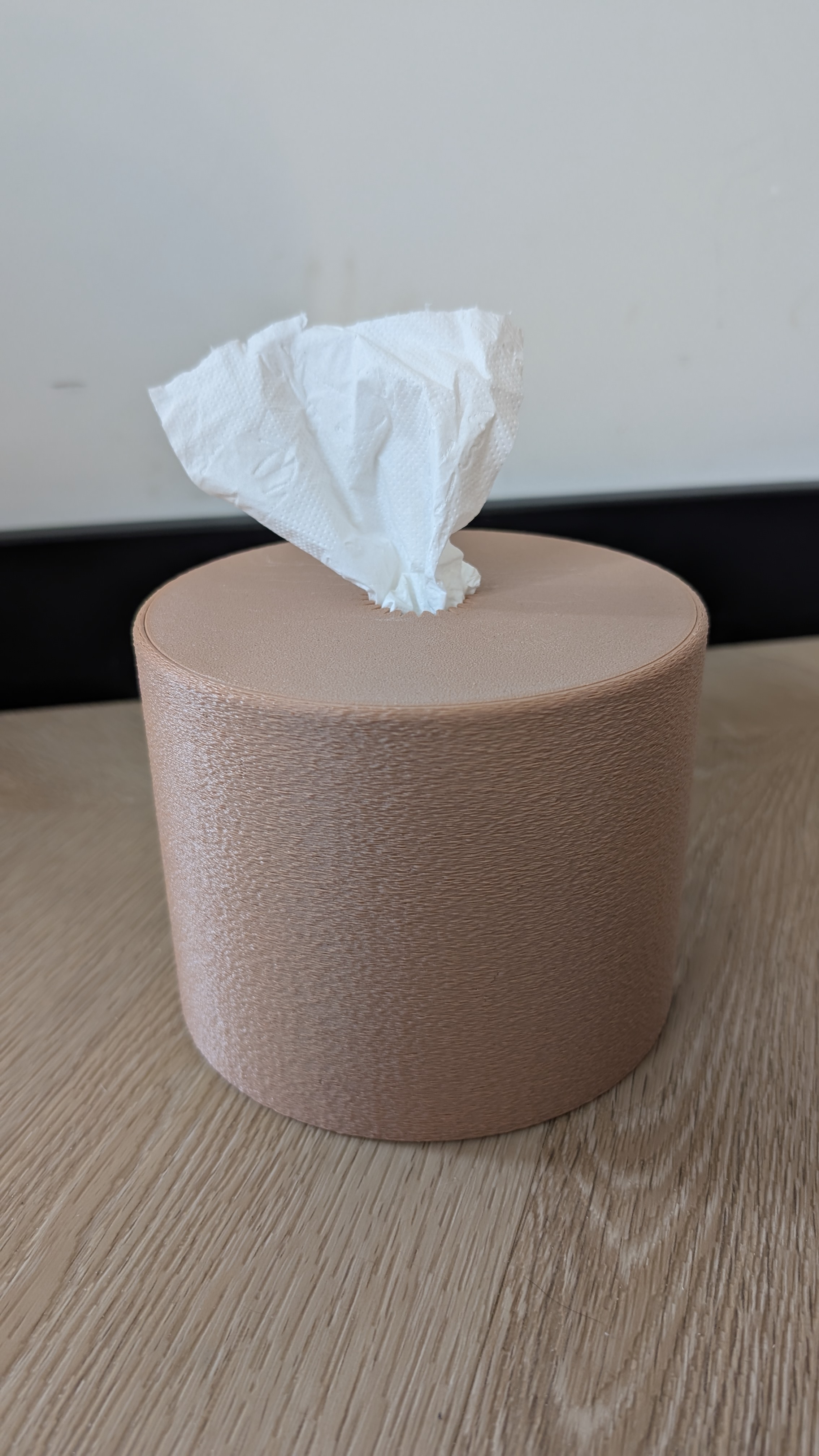 Toilet paper tissue box smooth