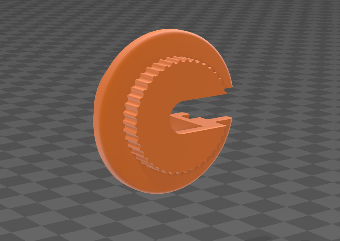 Centauri Carbon Spool Holder Plug with Wire Passthrough 3D model