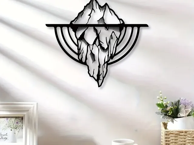 WallArt - Ice Mountain