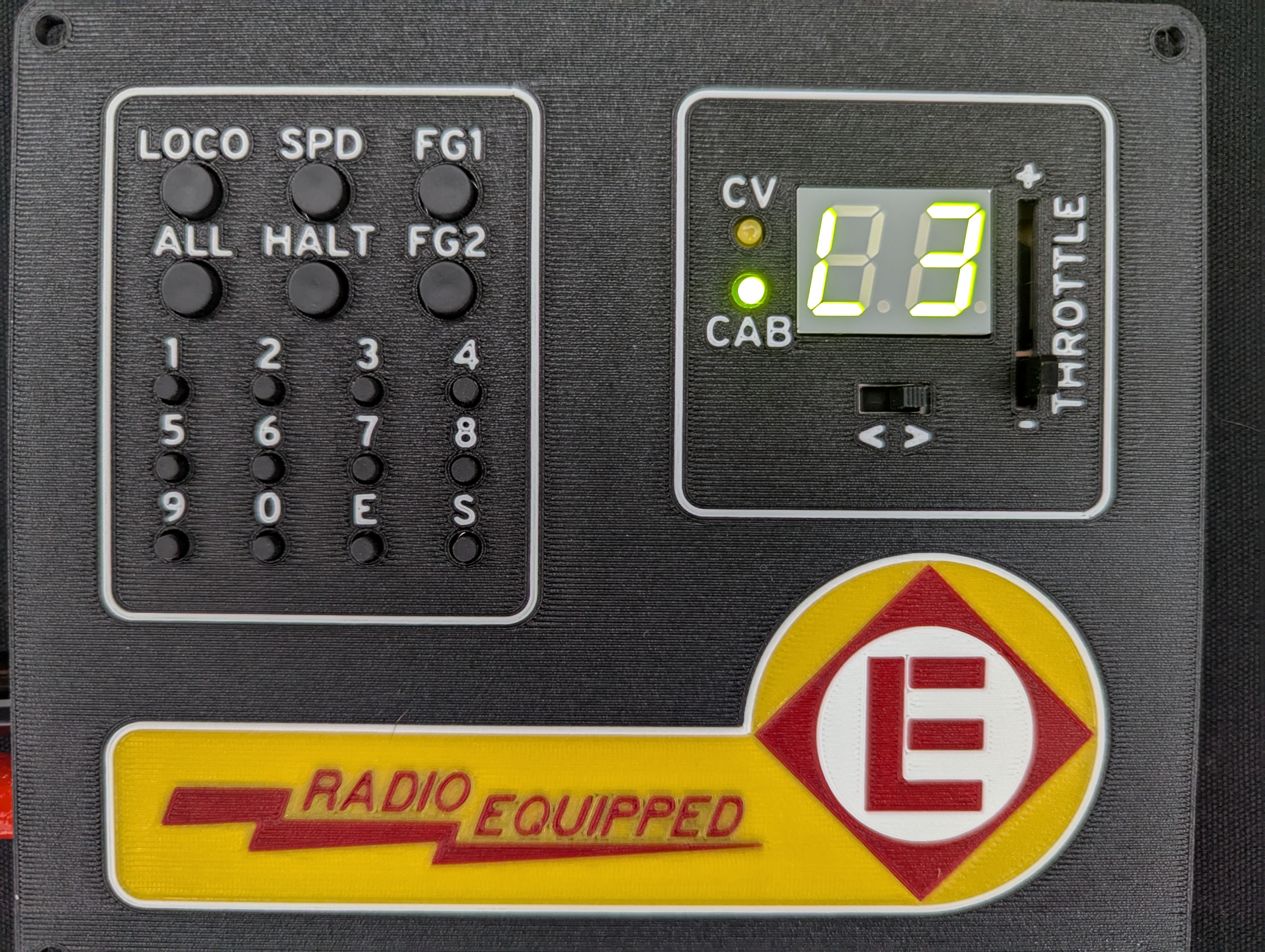 Model Railroad Control Panel - Manual Multi Color