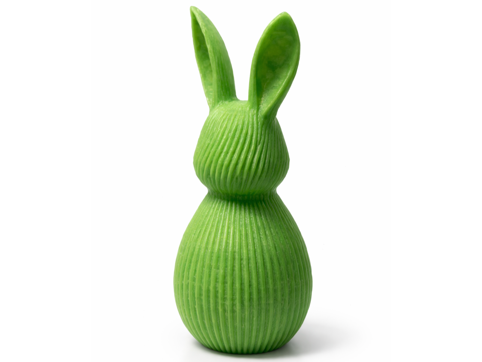 Ribbed Rabbit – Modern Textured Bunny Decoration (Easy Print)