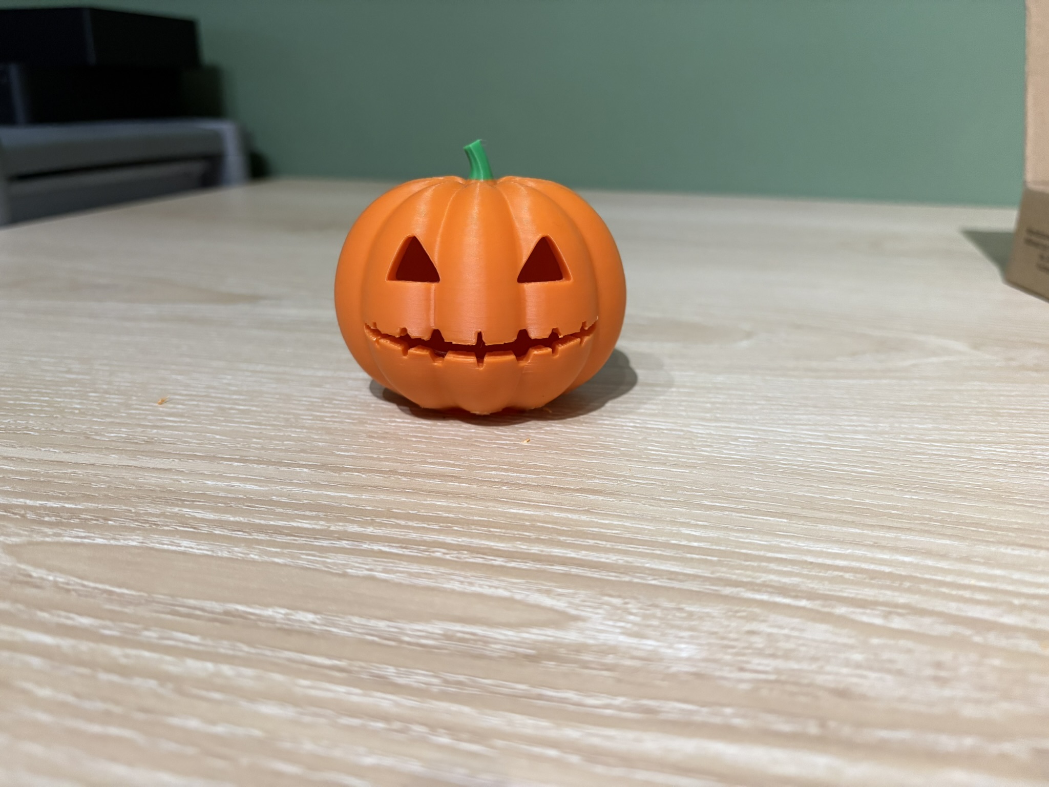 Pumpkin tealight lantern