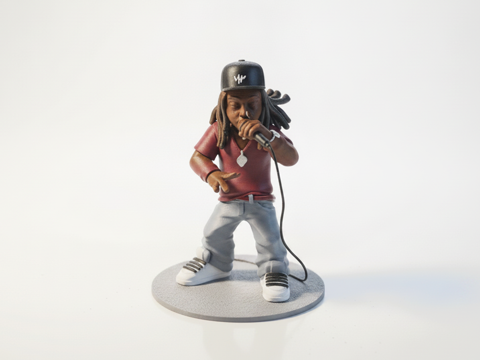 Lil Wayne Figurine Hip Hop Celebrity 3D Printable