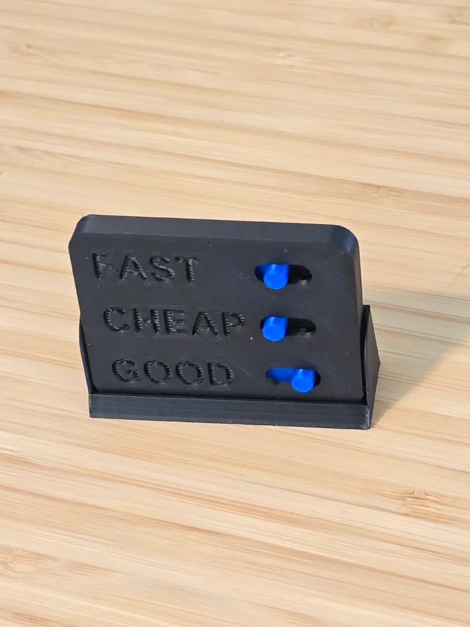 Simple Stand for Good-Fast-Cheap fidget
