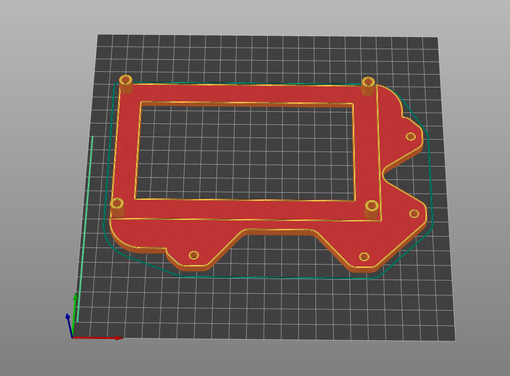 Duender Base Case Control Board Mount for Octopus V1.1