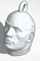 Dwayne "The Rock" Johnson keychain