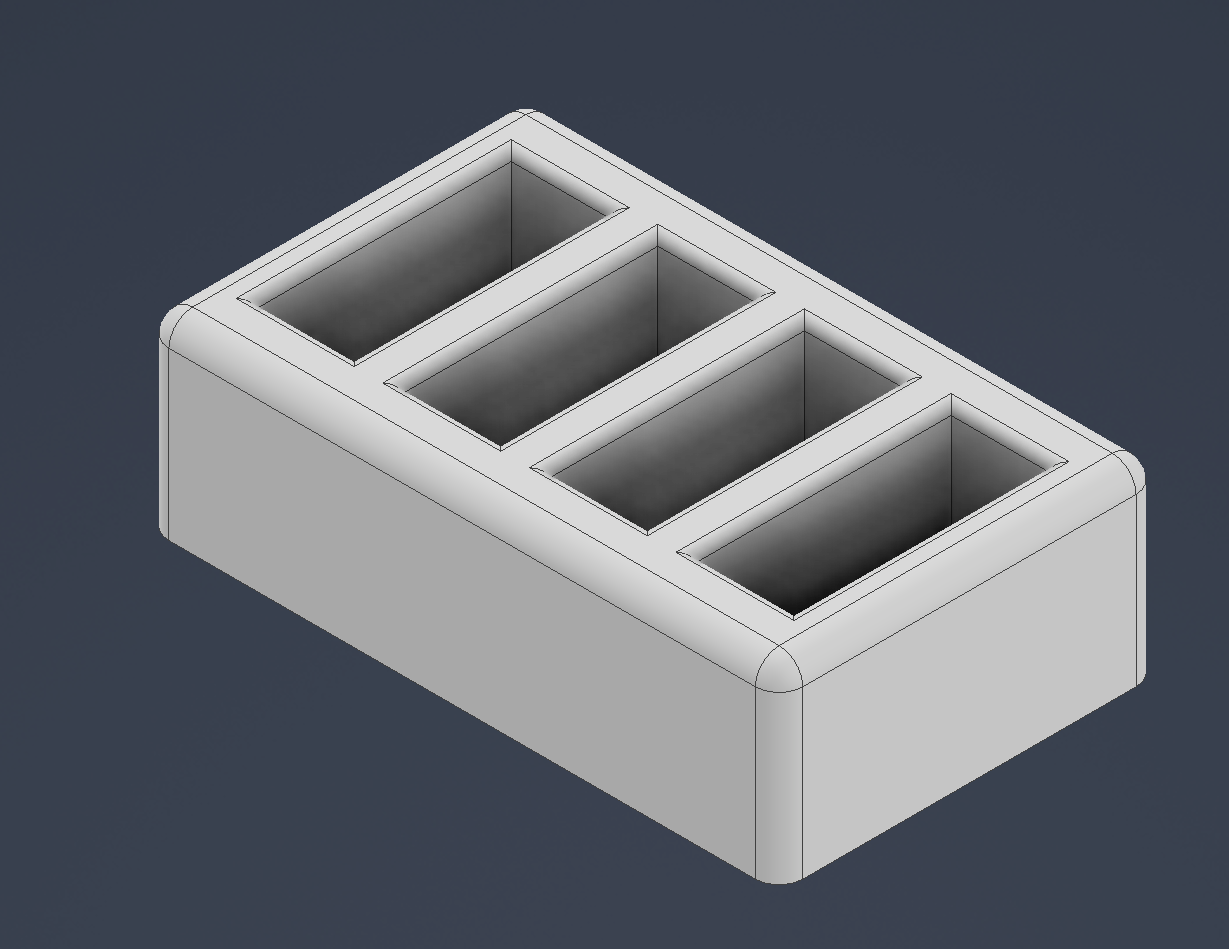 4 slot GoPro Enduro battery holder