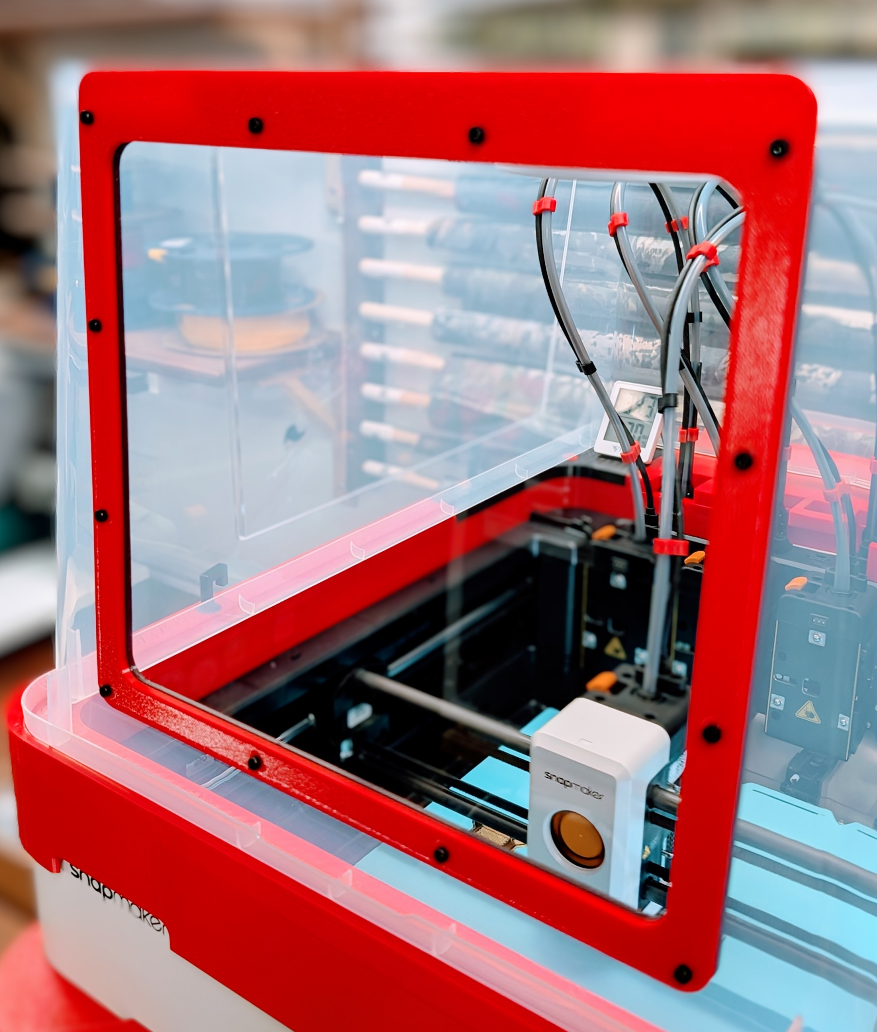 Window for IKEA SAMLA 45L Box – Snapmaker U1 Mod 3D model