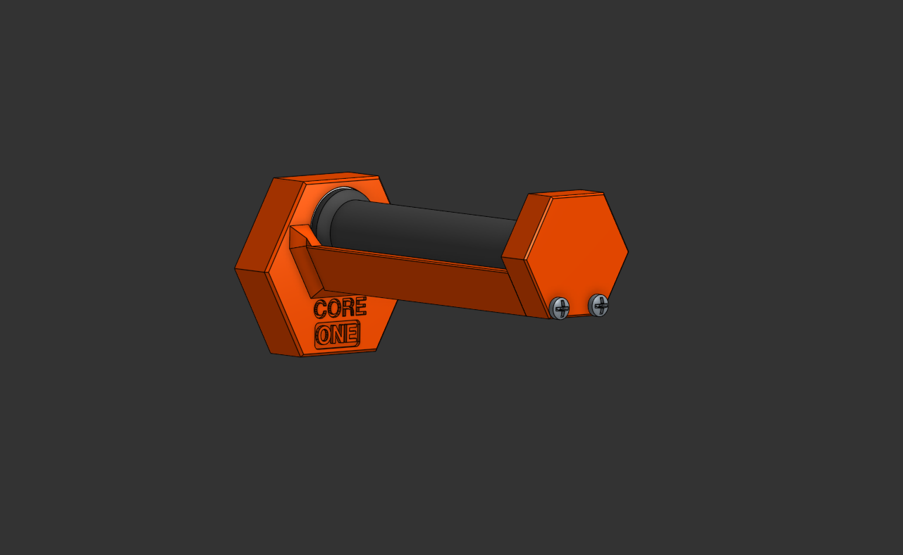 Prusa Core ONE rolling spool holder