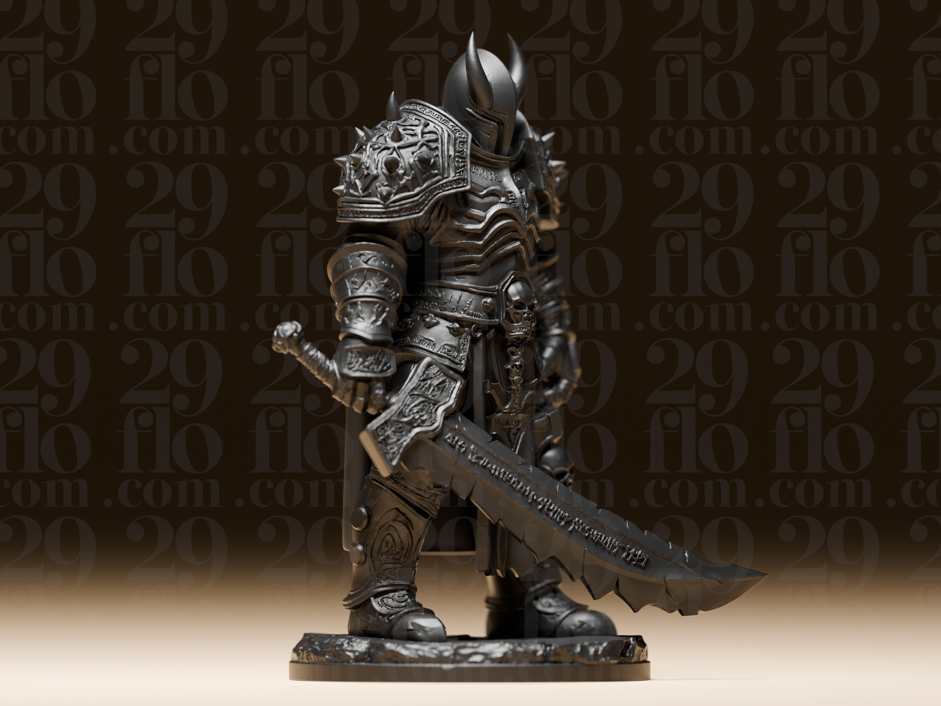 Miniatura 3 do modelo 3D Monster Warrior #04