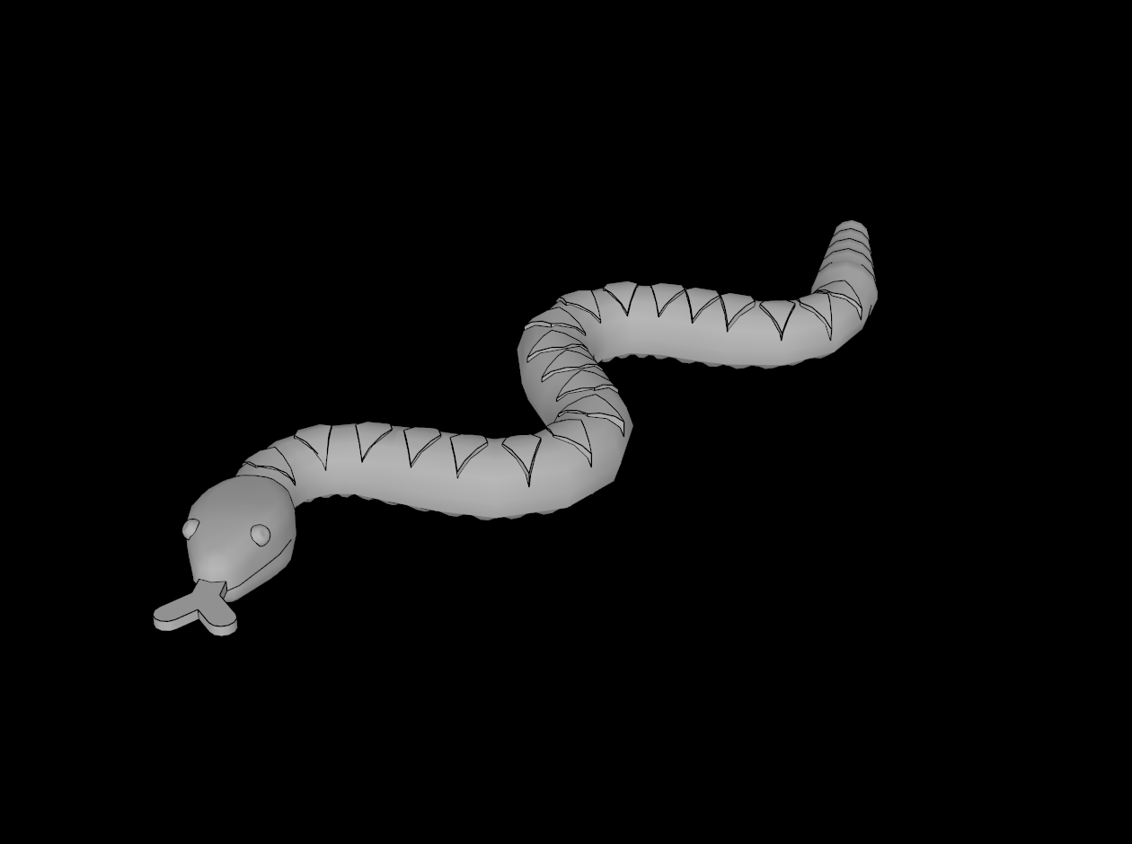 Lego Compatible (30115.dat) Animal Snake