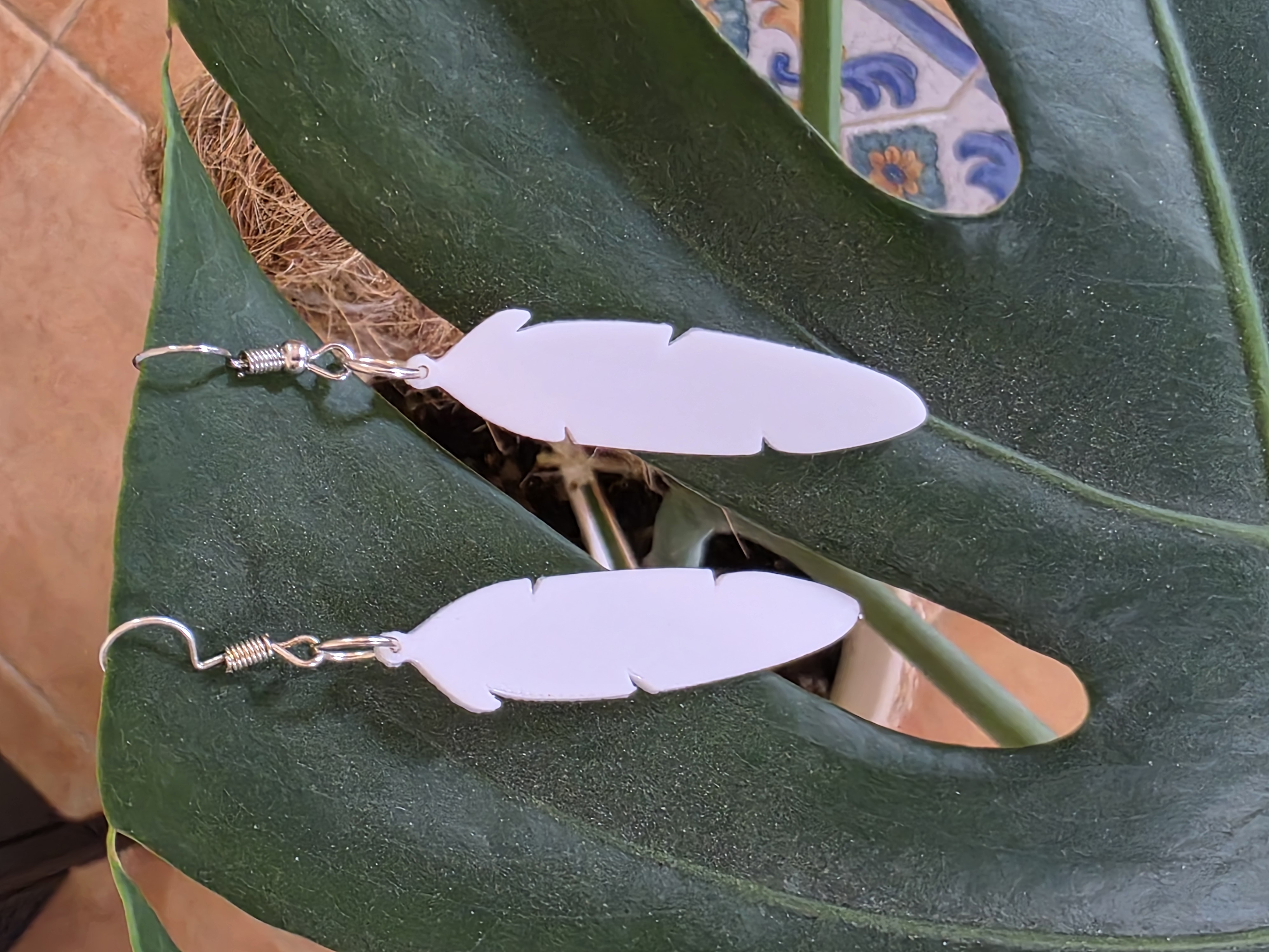Miniatura 2 do modelo 3D Pendientes Pluma