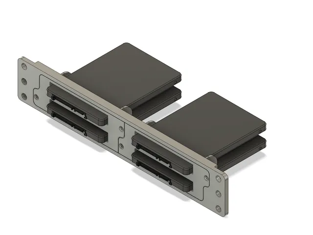 10' Server Rack Panel - 1U - 2P - 4 x 2.5' SSD/HDD