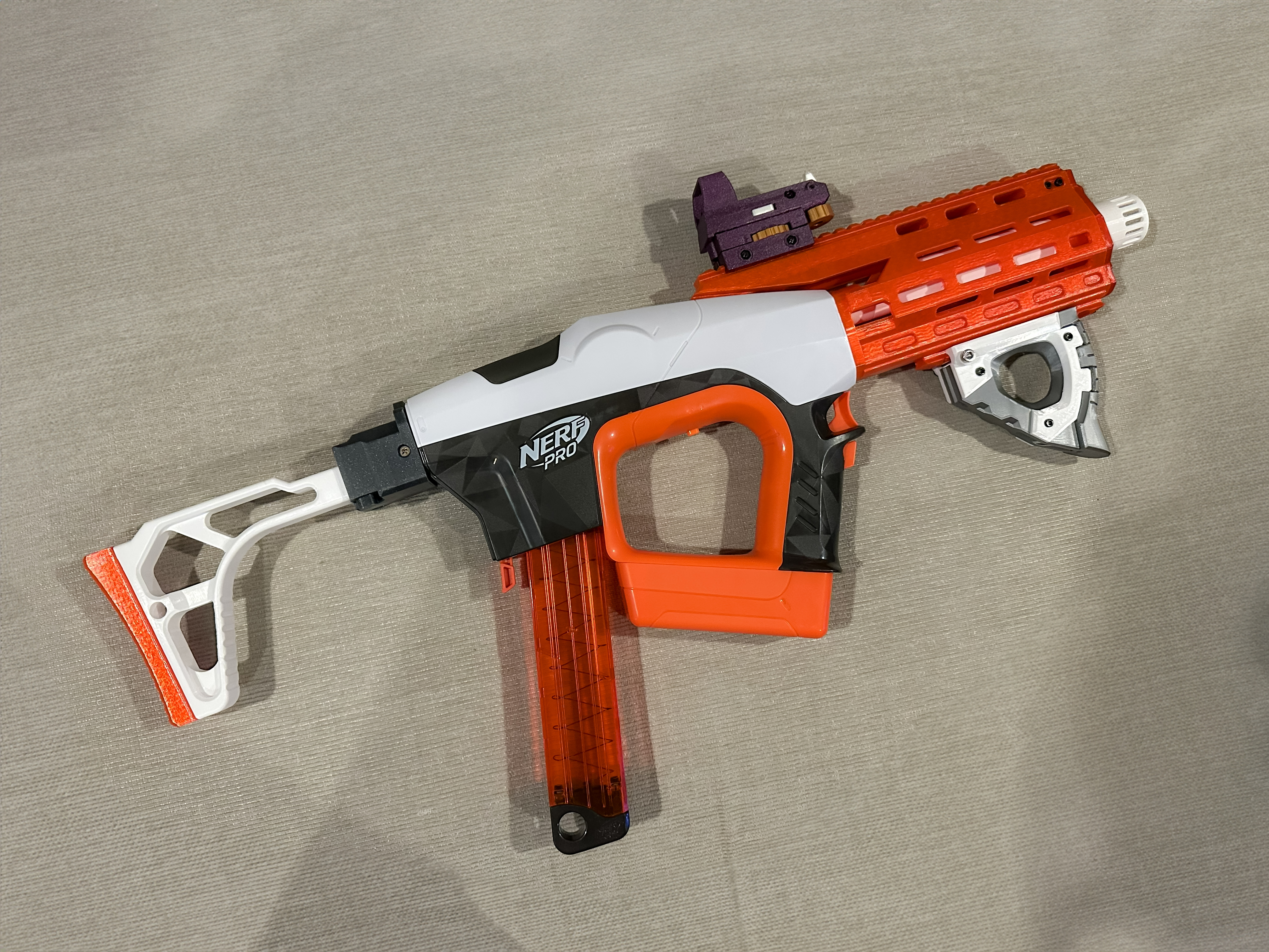 Nerf Pro Sender "Atlas" Bodykit and Folding Stock