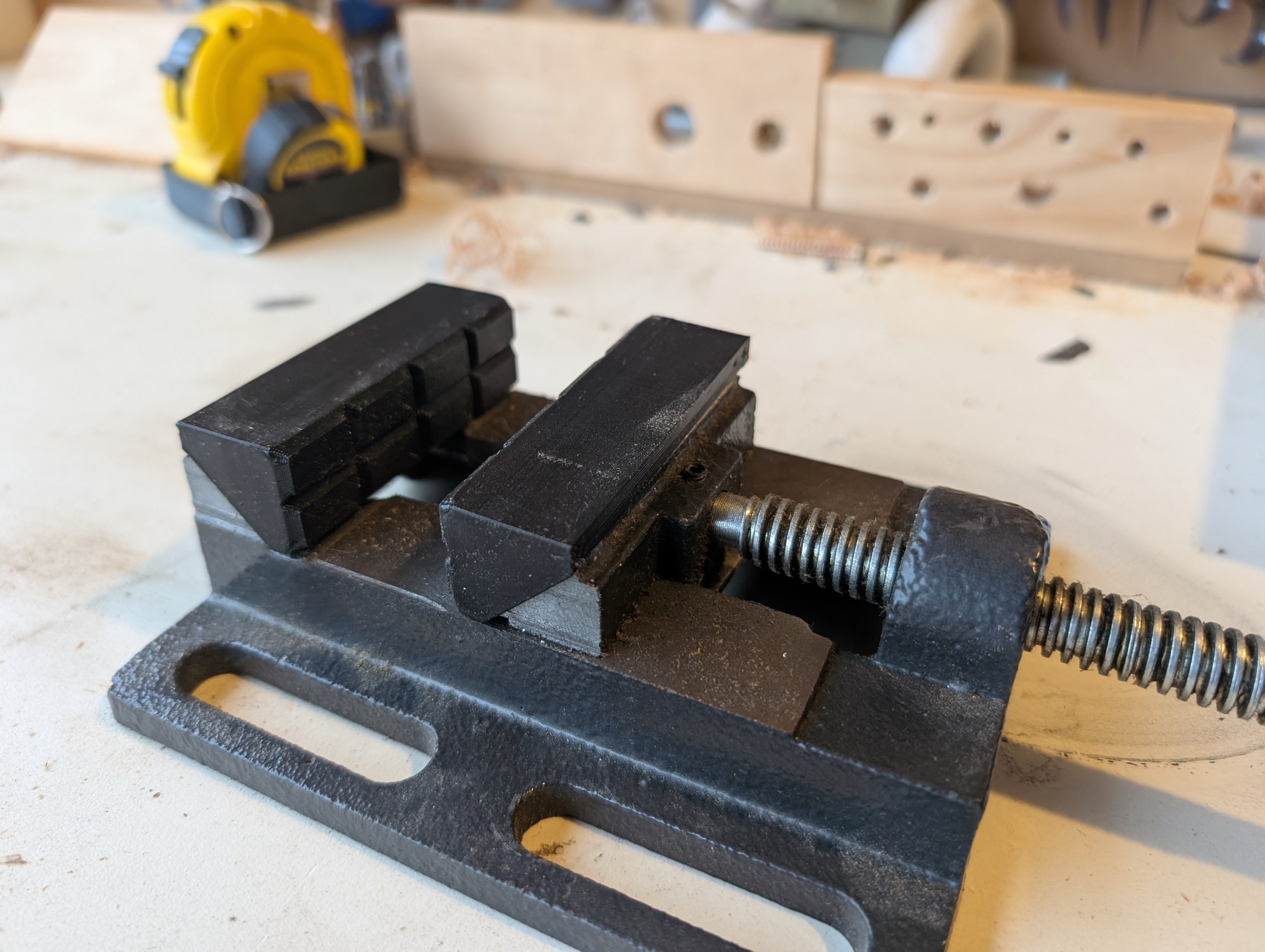 Magnetic Vice Soft Jaws – Customizable Inserts for Drill Press Vices (3" Default, STEP File Included)