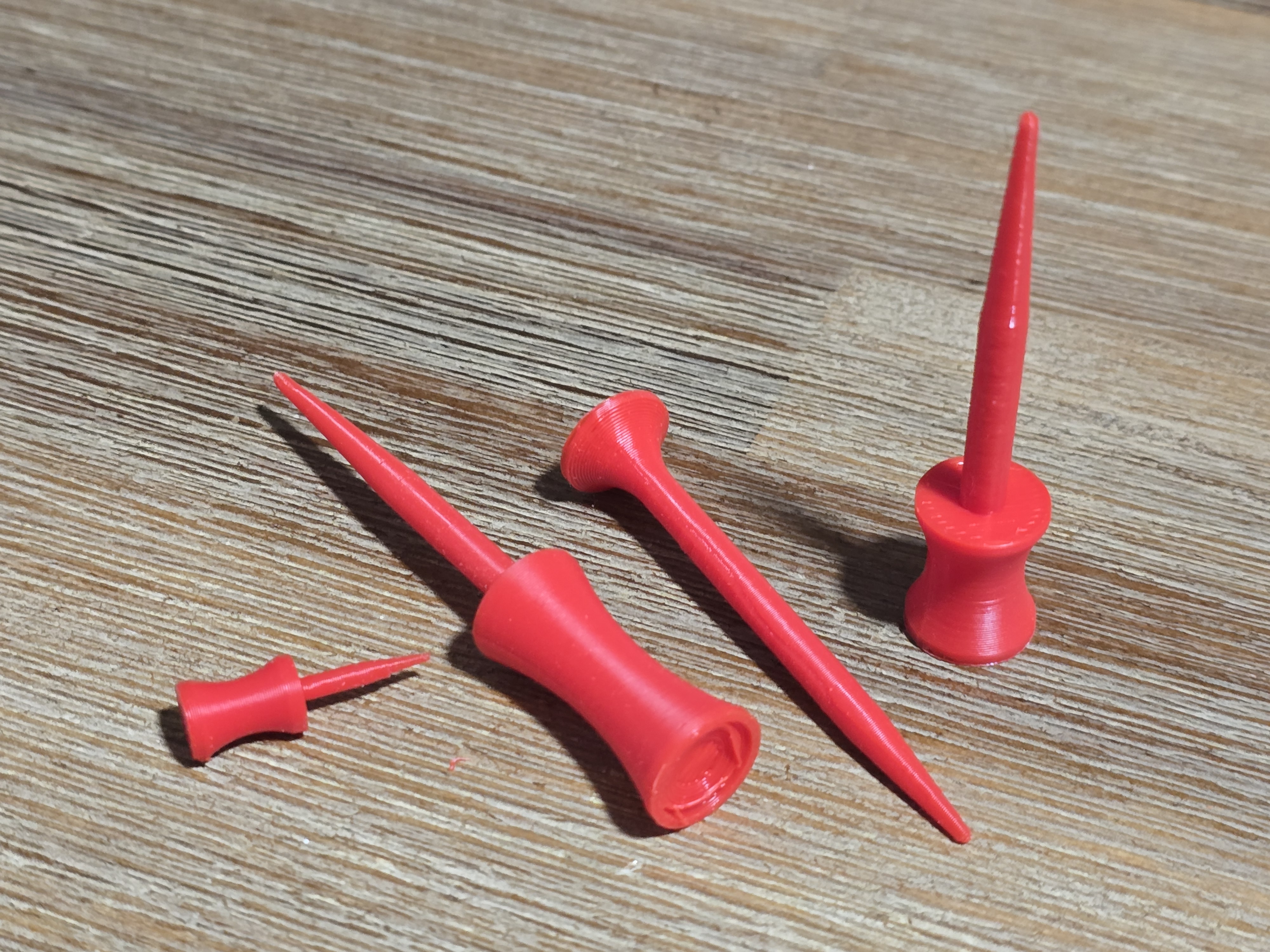 Parametric Golf Tee, Spike, Pin generator