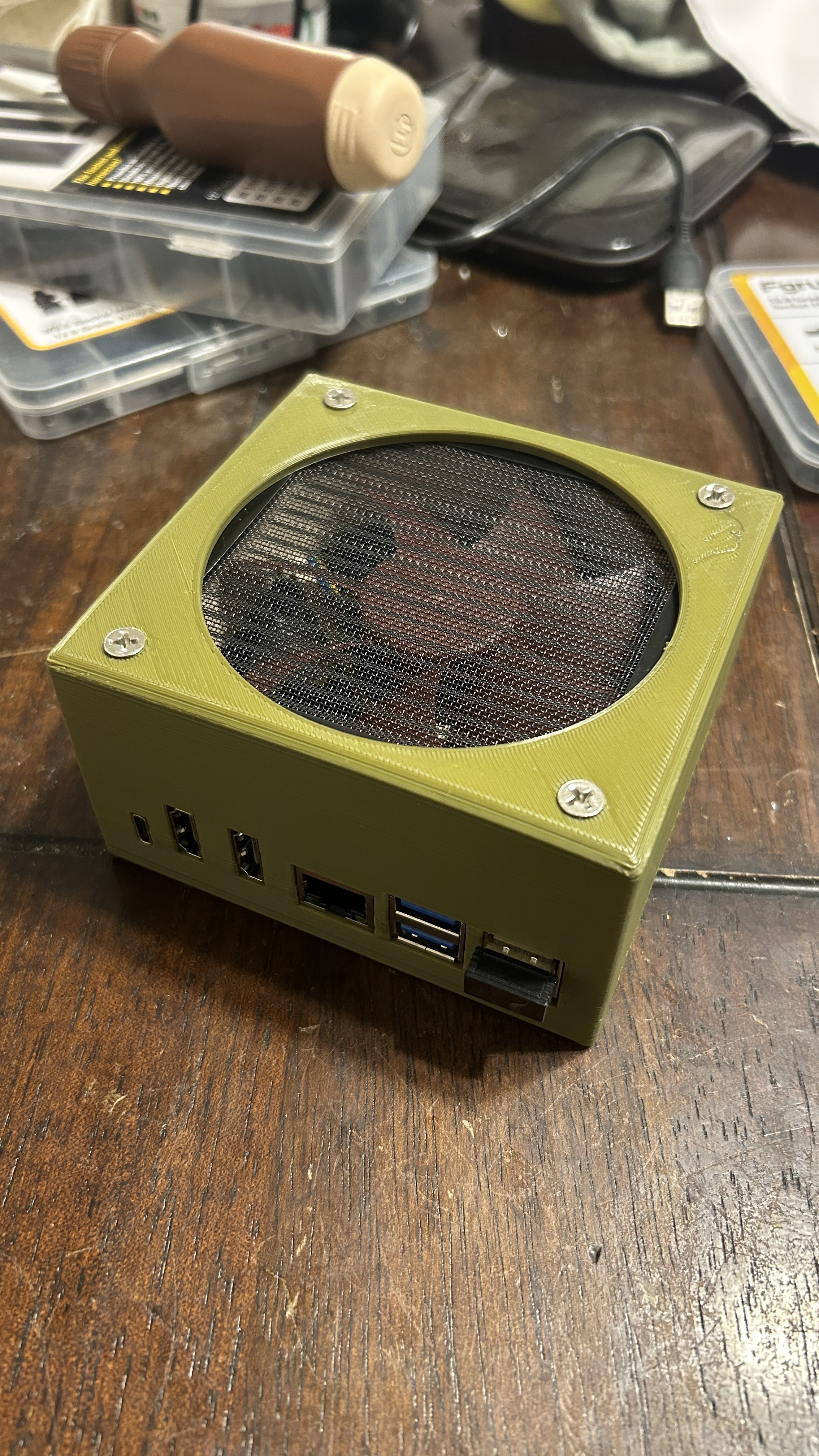 Raspberry Pi 5 Media Player 3D model