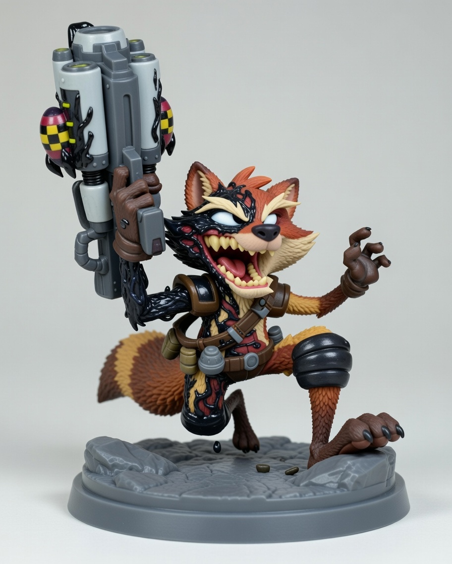 venomized rocket racoon — miniatura 2