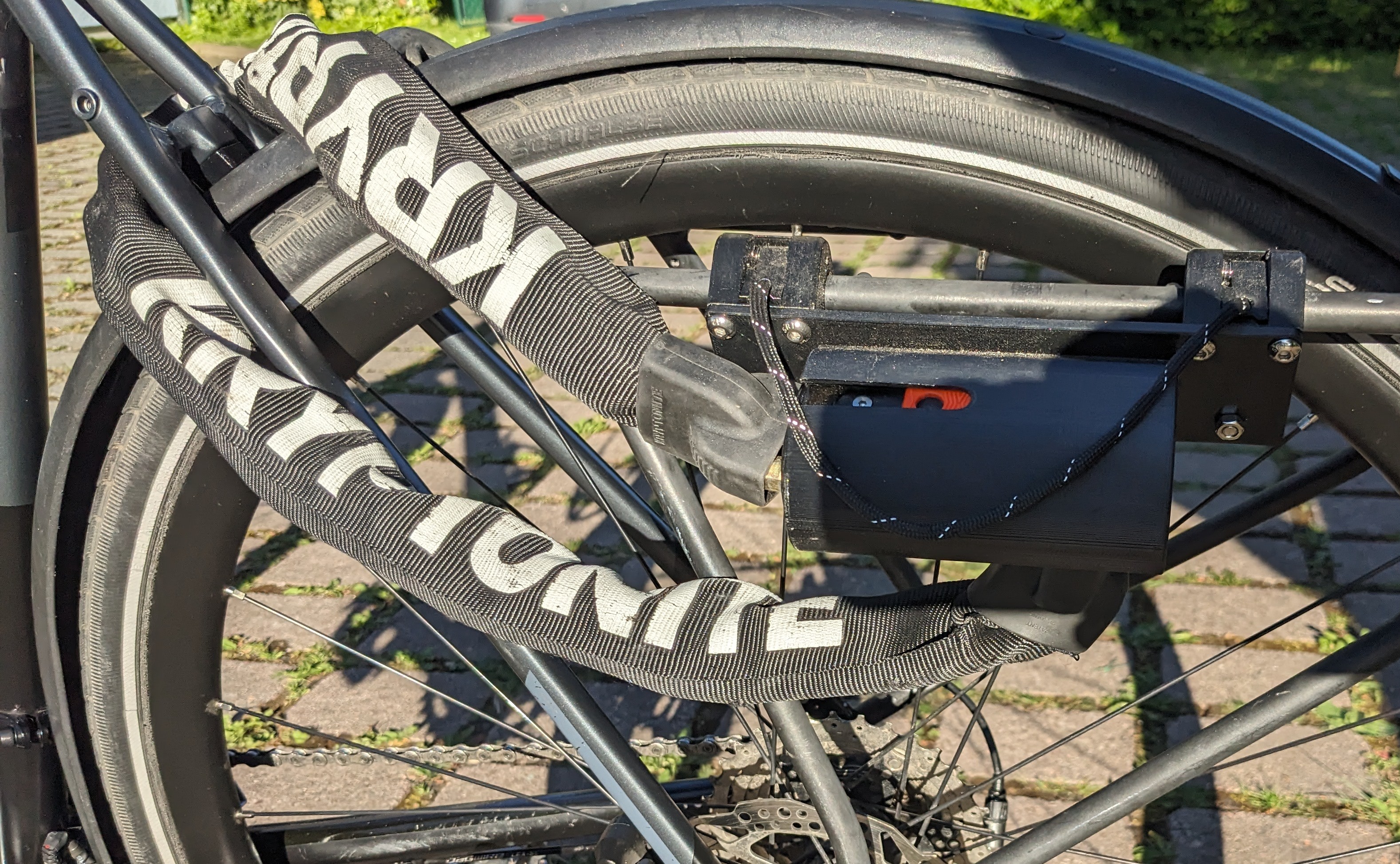 Pannier Holder for Kryptonite Evolution 4 1090 Bicycle Lock