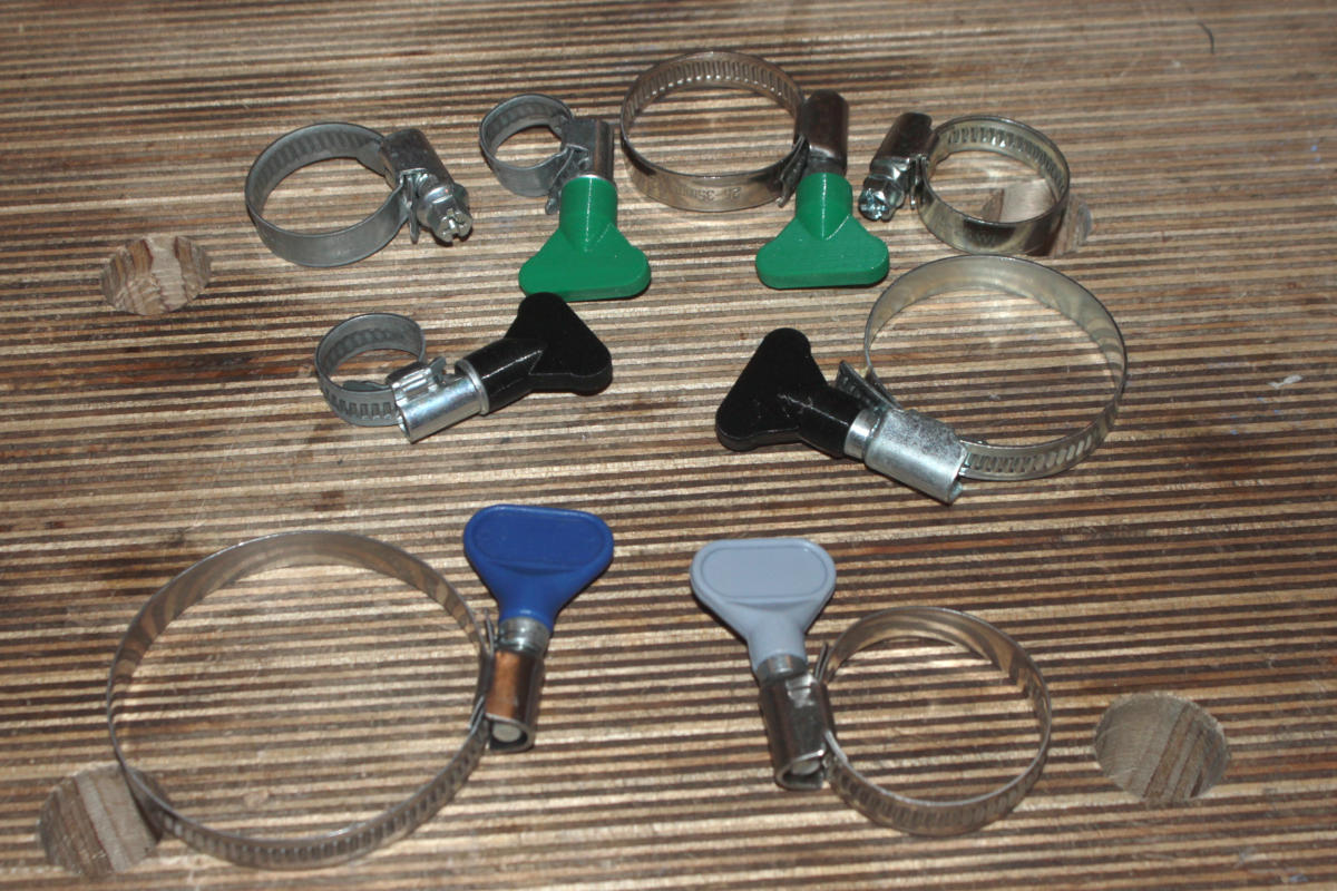 hose clamp thumbscrew
