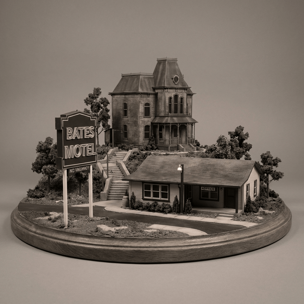 Psycho House Scene - 1960