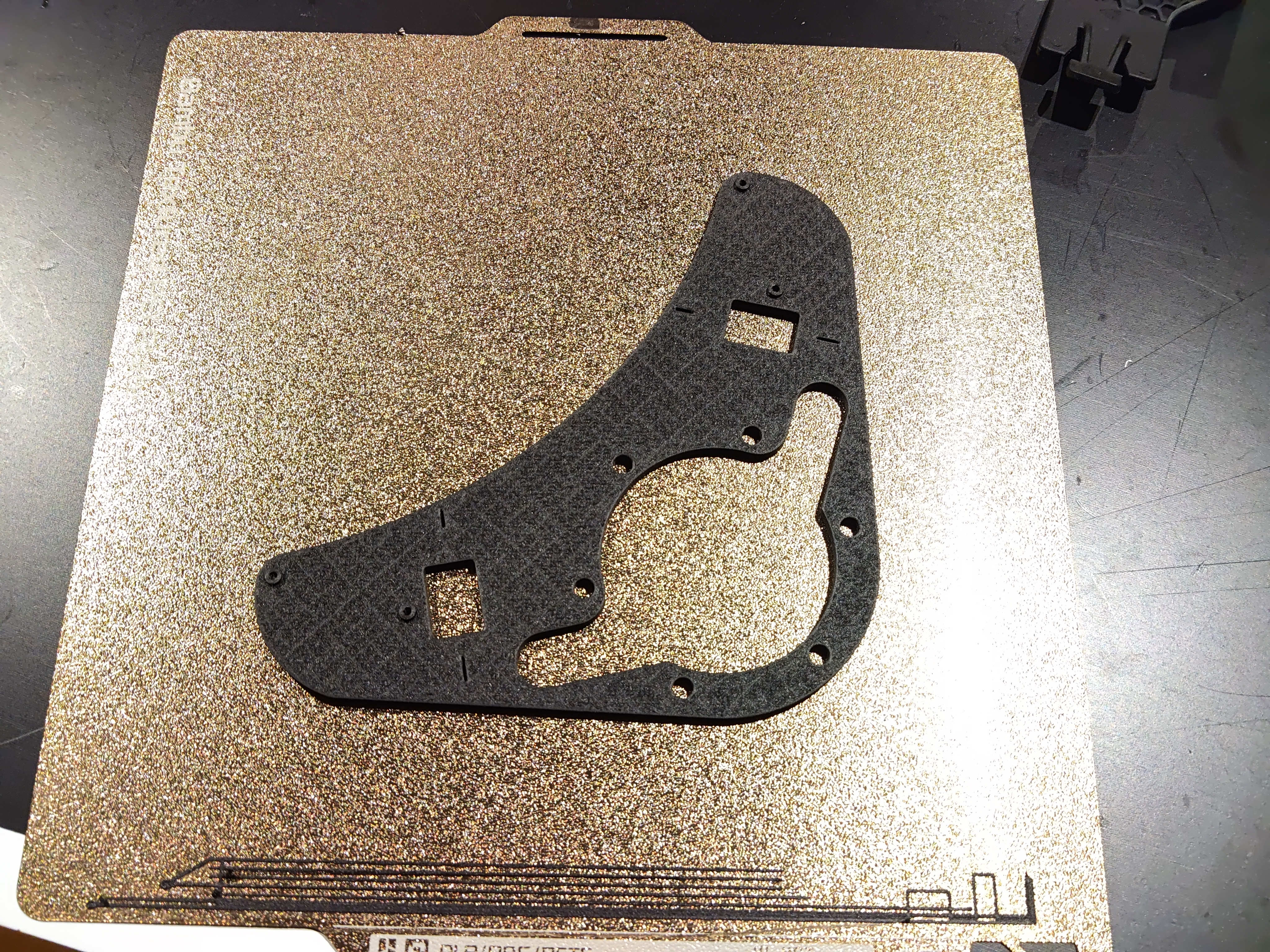 Button relocator plate for Honda Civic 9th Gen 3D model