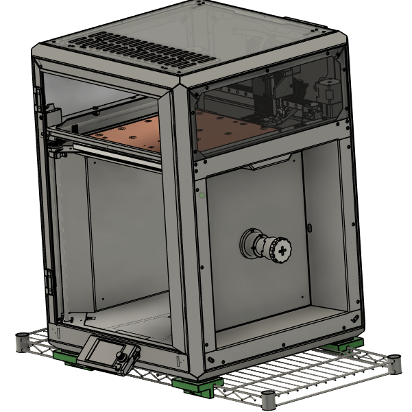 Wire Shelf Foot Pads - Core One L(+) by GarretV | Download free STL ...