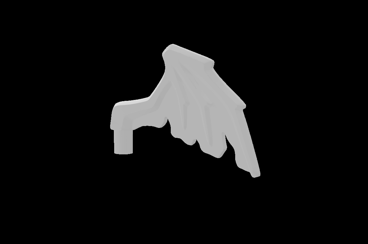 Lego Compatible (5984.dat) Minifig Wing Webbed Tattered