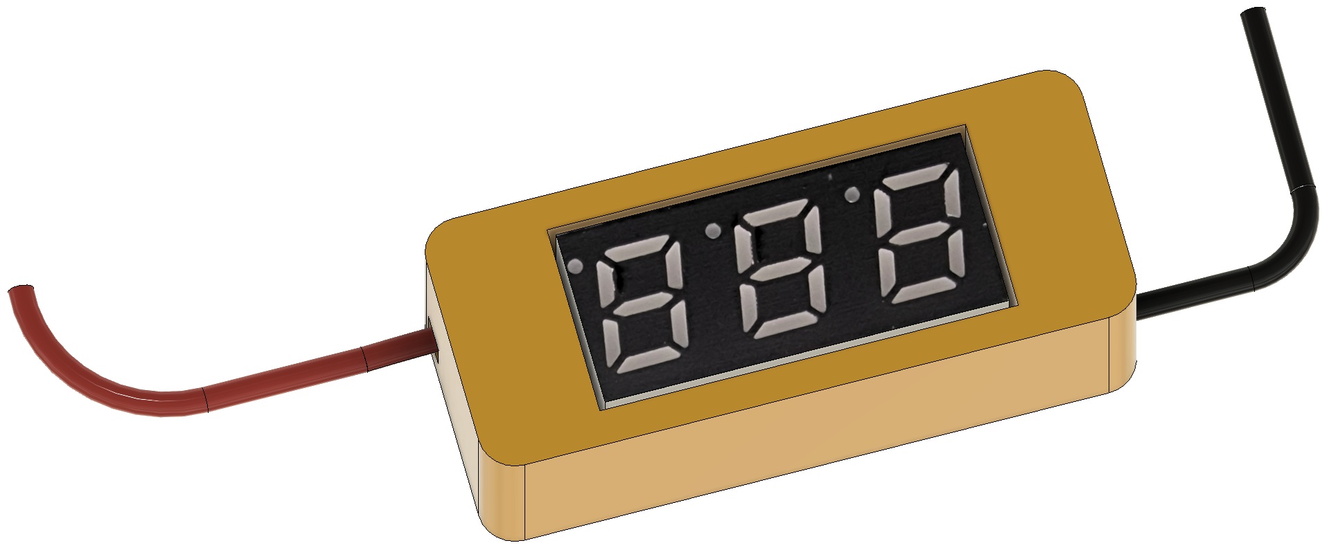 Miniatura 3 do modelo 3D Tiny Voltmeter Case