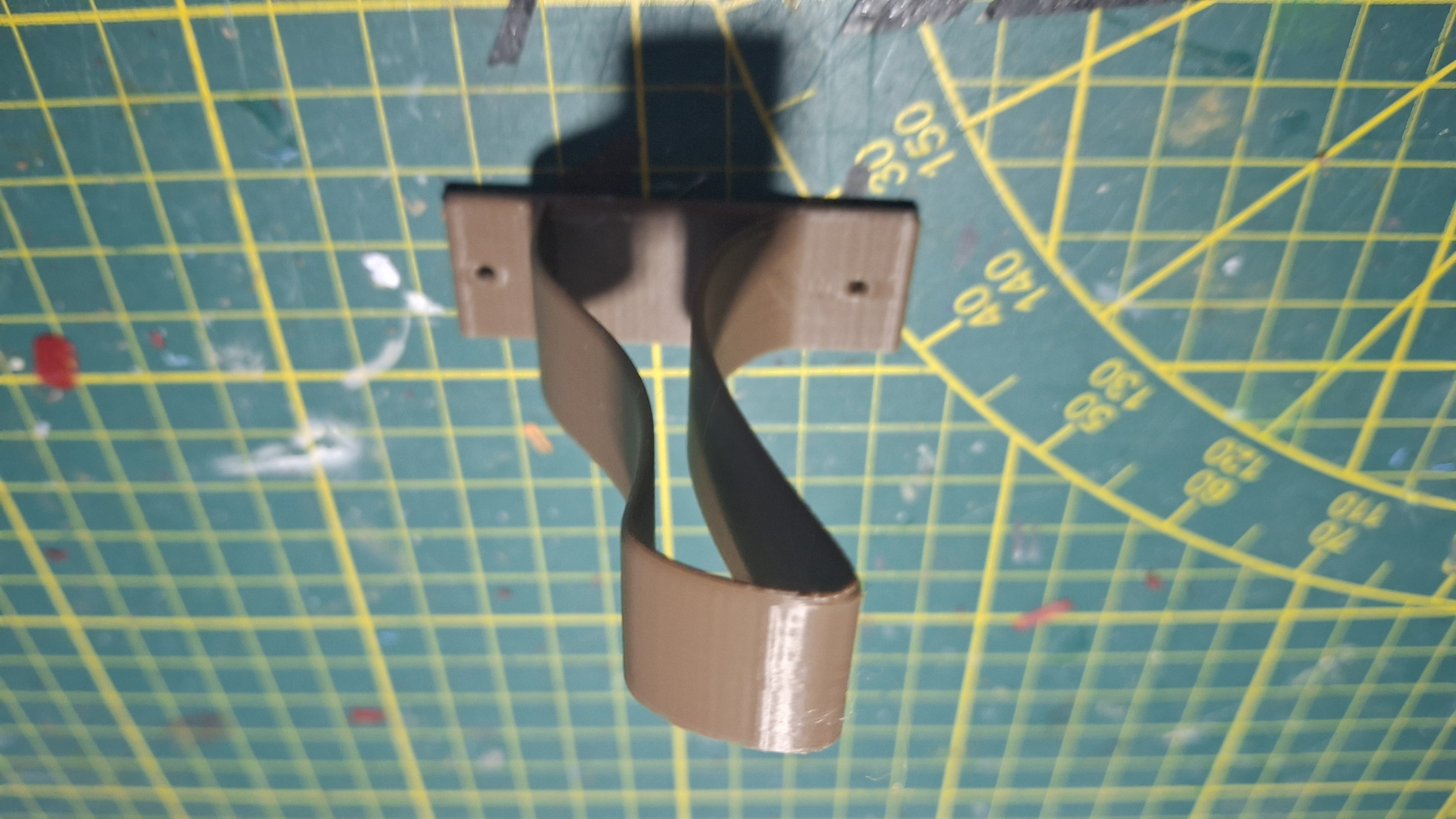 Simple wall mounted headphone holder — miniatura 3