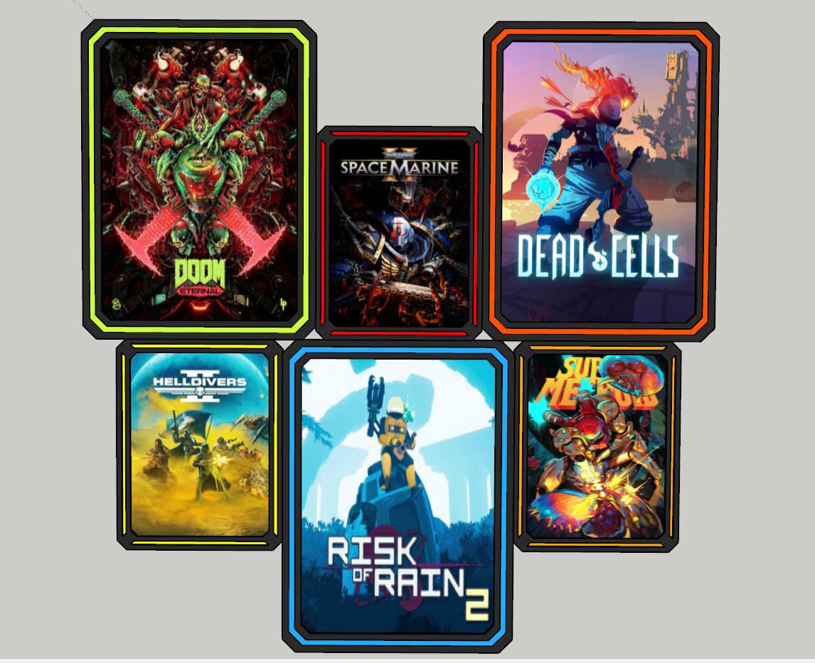 Video Game Poster Frame