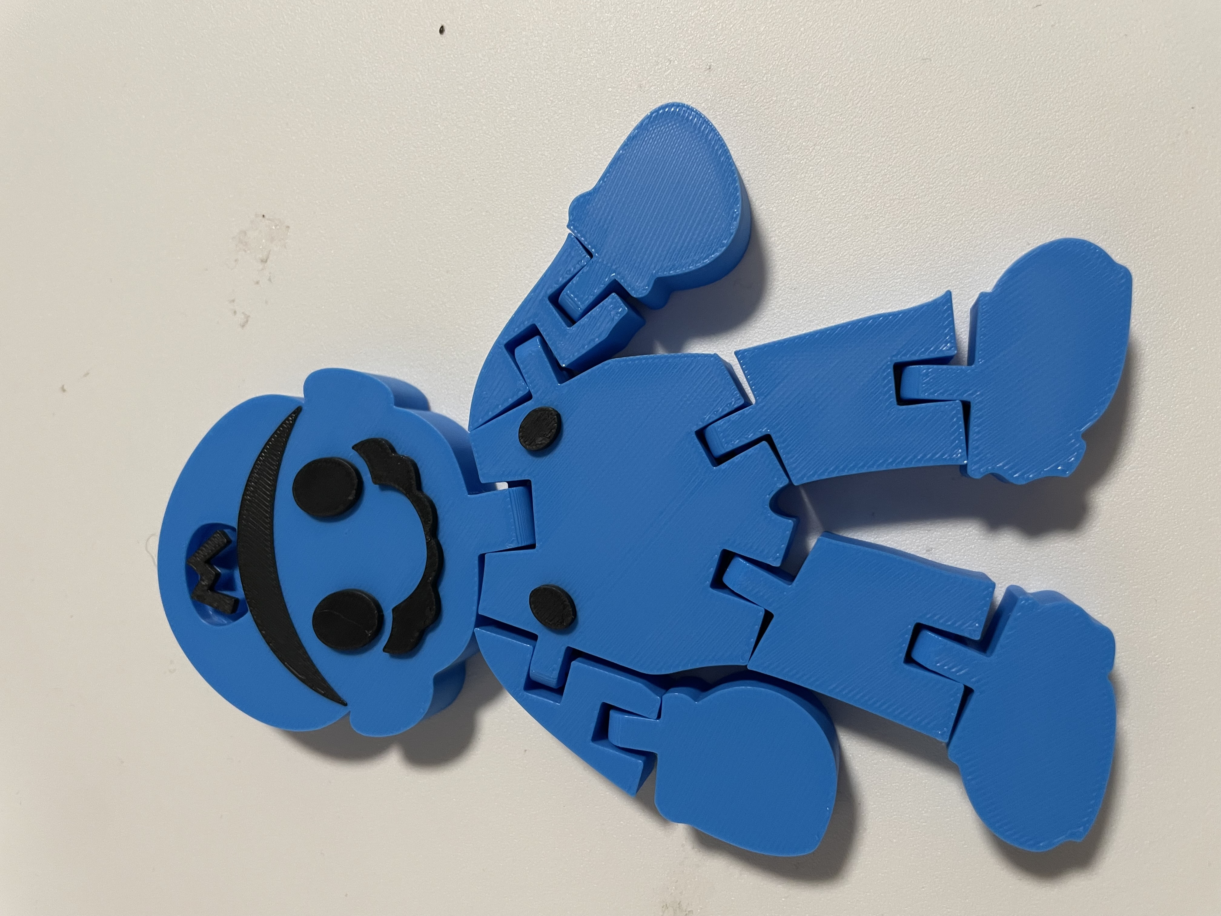 Articulated Mario Embossed