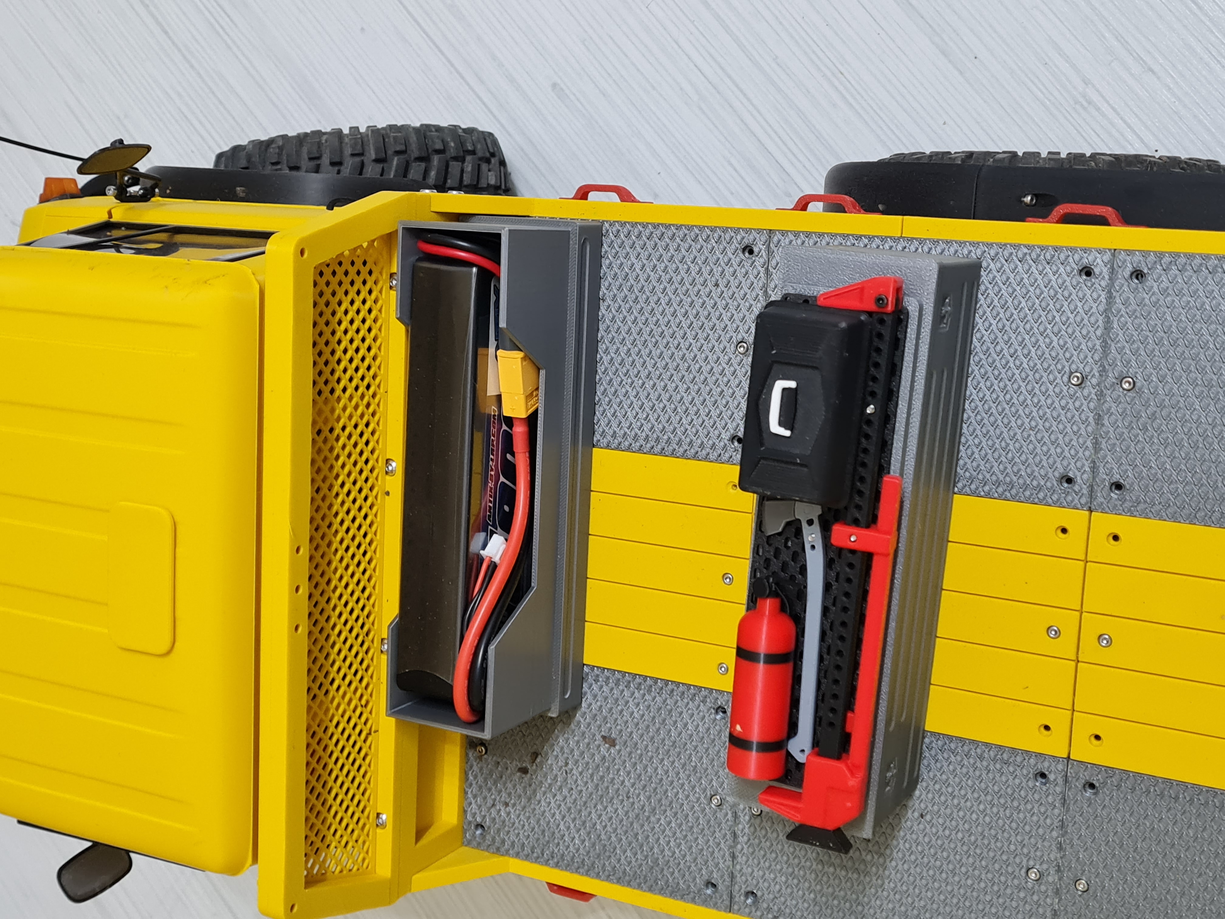 3D Sets Flatbed battery box