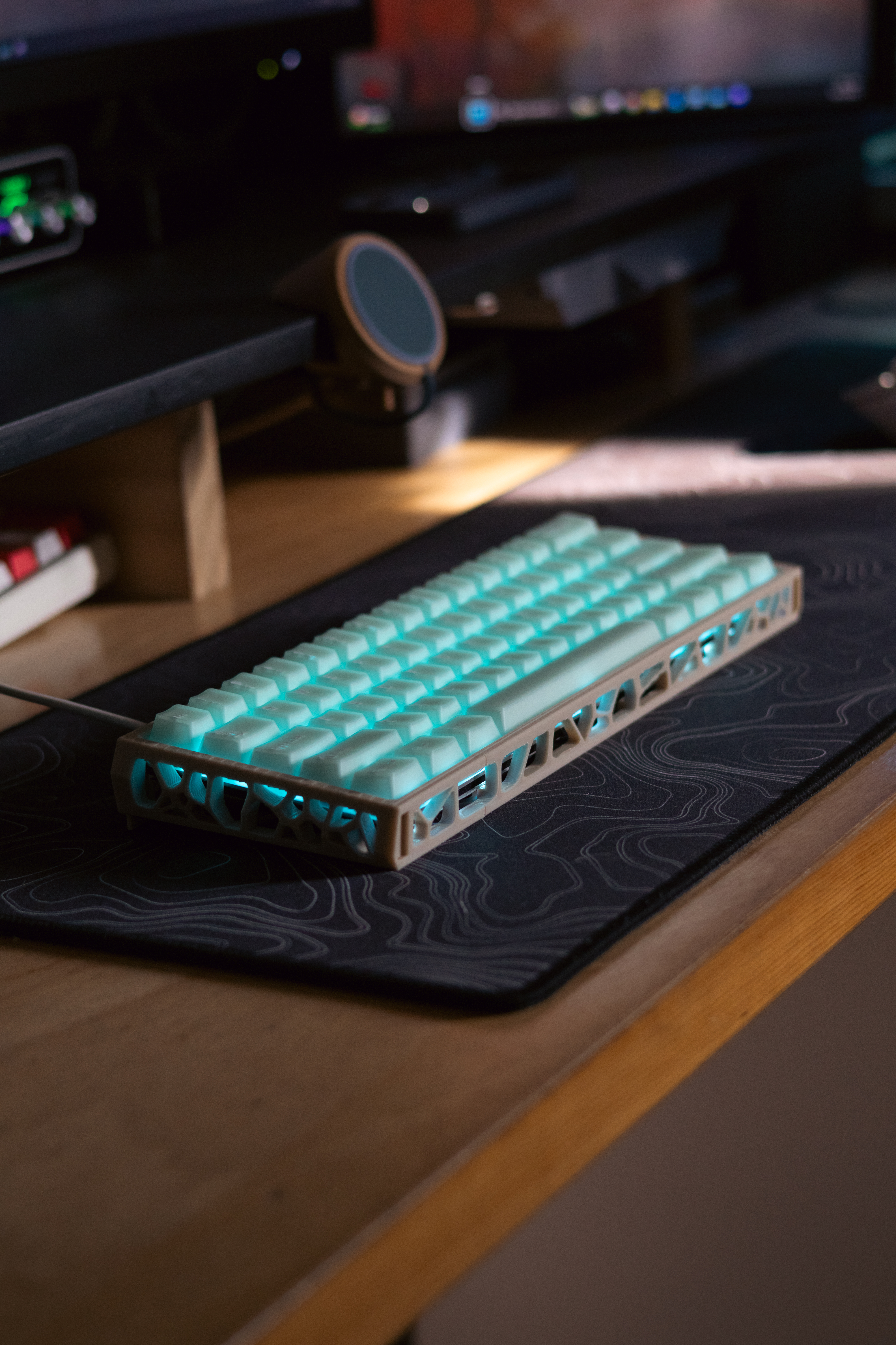 Monsgeek FUN60 Pro Voronoi Keyboard Case (Inspired by the Holy60)