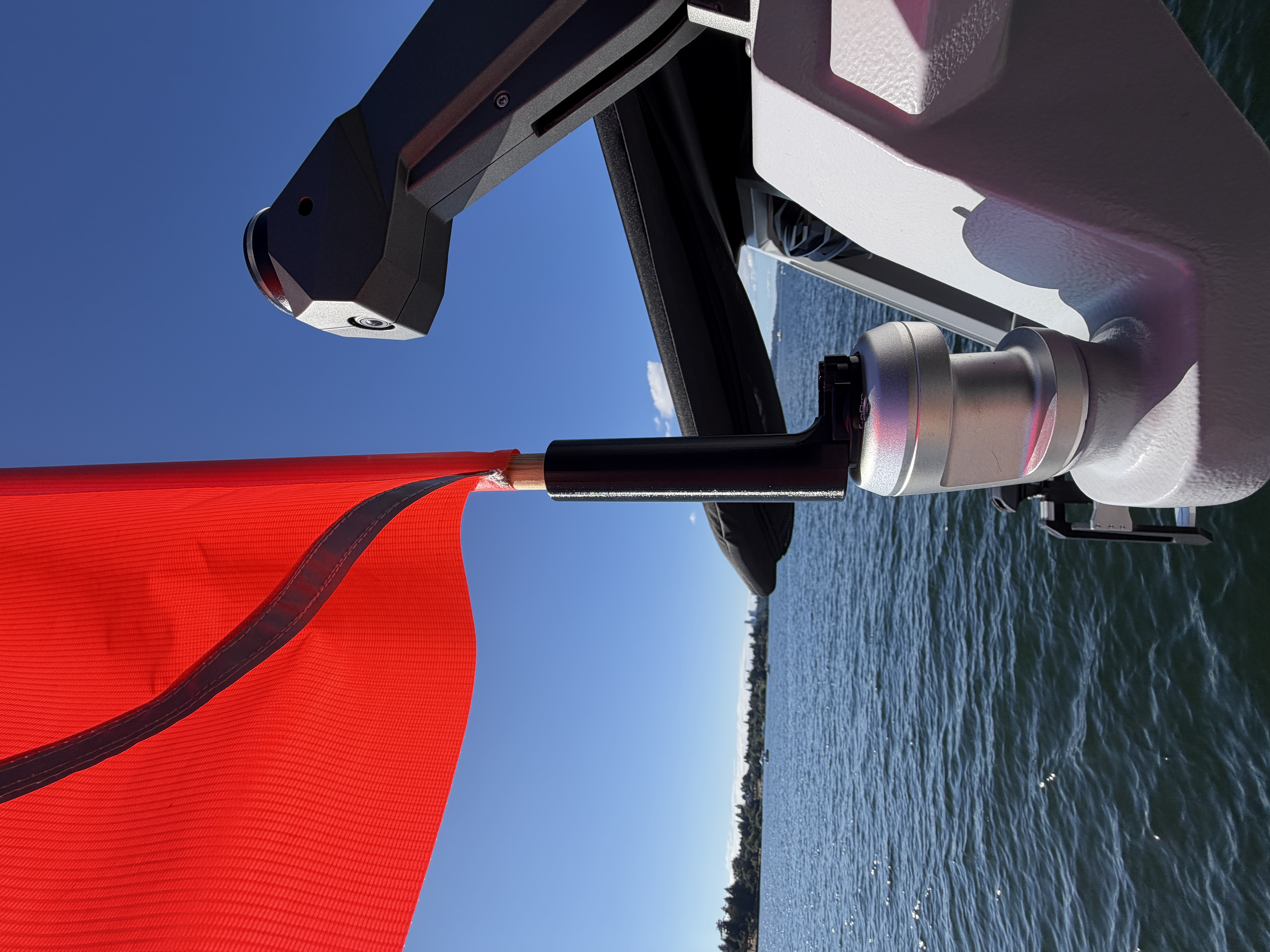 GoPro quick release ski flag mount