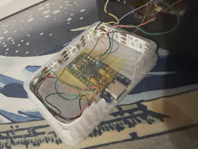 Bento Macropad bottom with longer walls