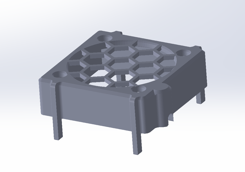 Fan Cover A4x10 for RaspberryPi Aluminum Armor Case