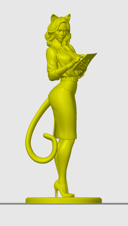 Office cat-girl figurine 6