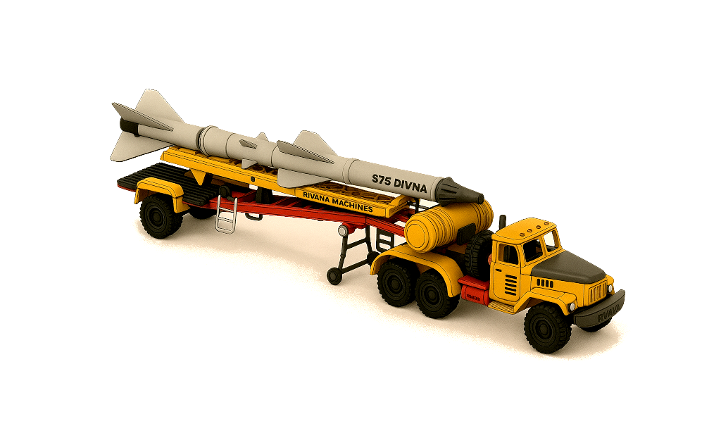 Yellow ZIL SAM Transport Truck