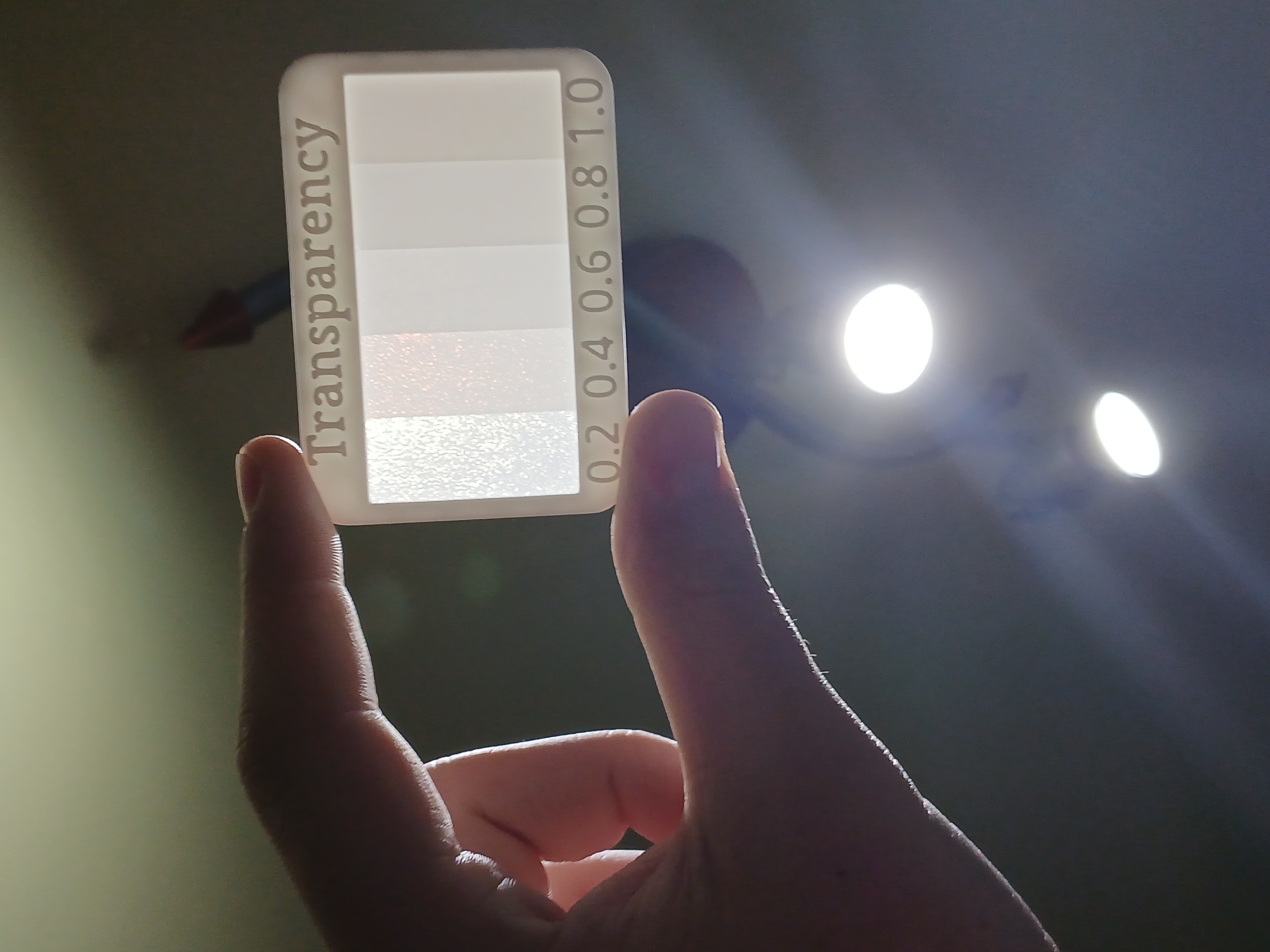 Transparency & Opacity Layer Height Test