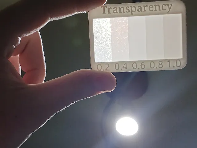 Transparency & Opacity Layer Height Test
