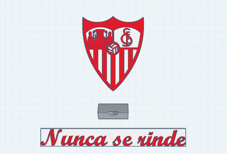 Escudo del Sevilla con Peana (Seville Emblem with Stand)
