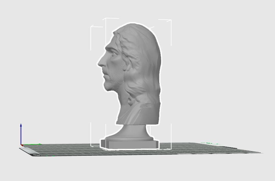 Yeshua / Jesus Bust on Pedestal (FDM Friendly / A1 mini compatible) — thumbnail 4