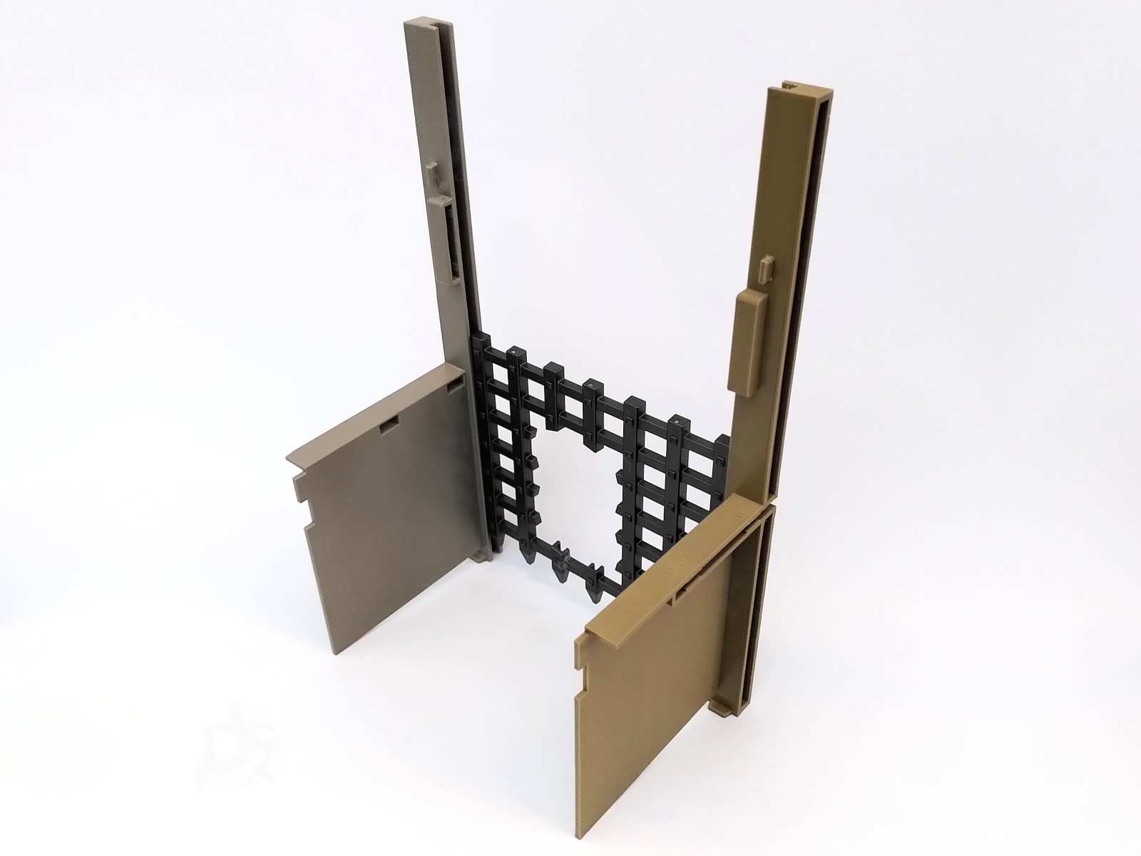 Gate tracks for Playmobil castle
