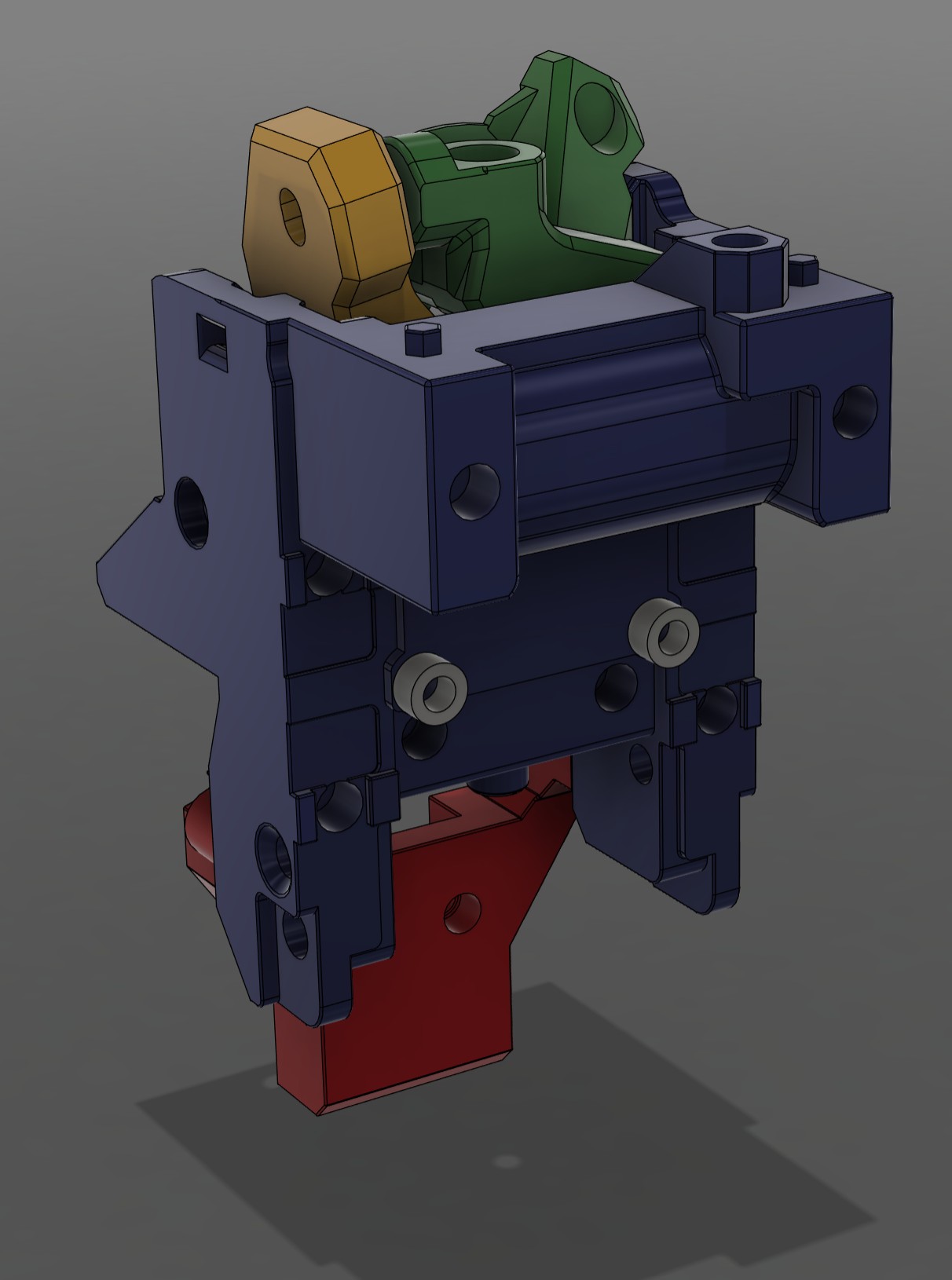 BCJ Linear Rail Carriage For Libra Extruder with Custom BTT Eddy Duo Mount