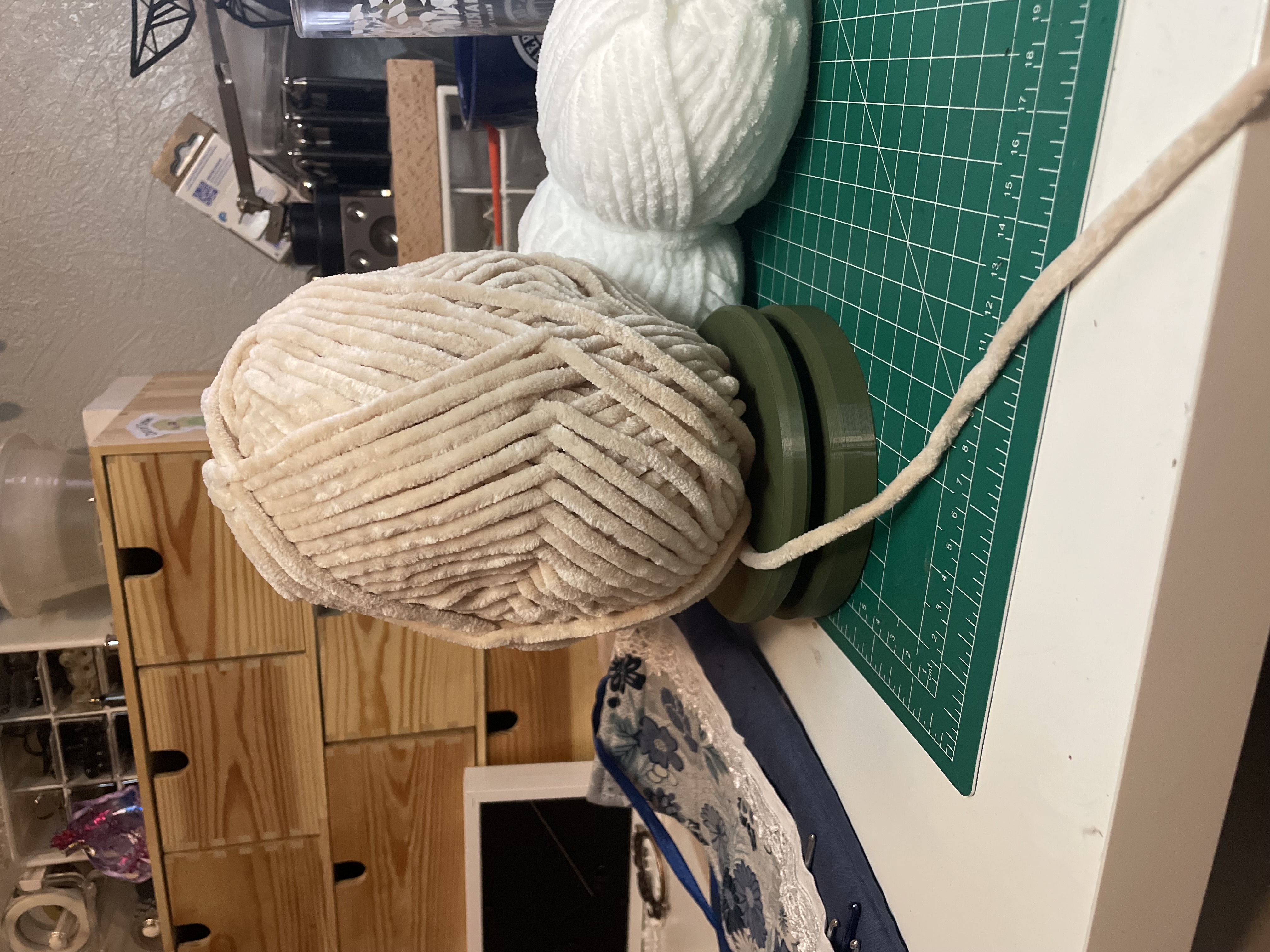 Spinning Yarn spindle unwinder + STEP files