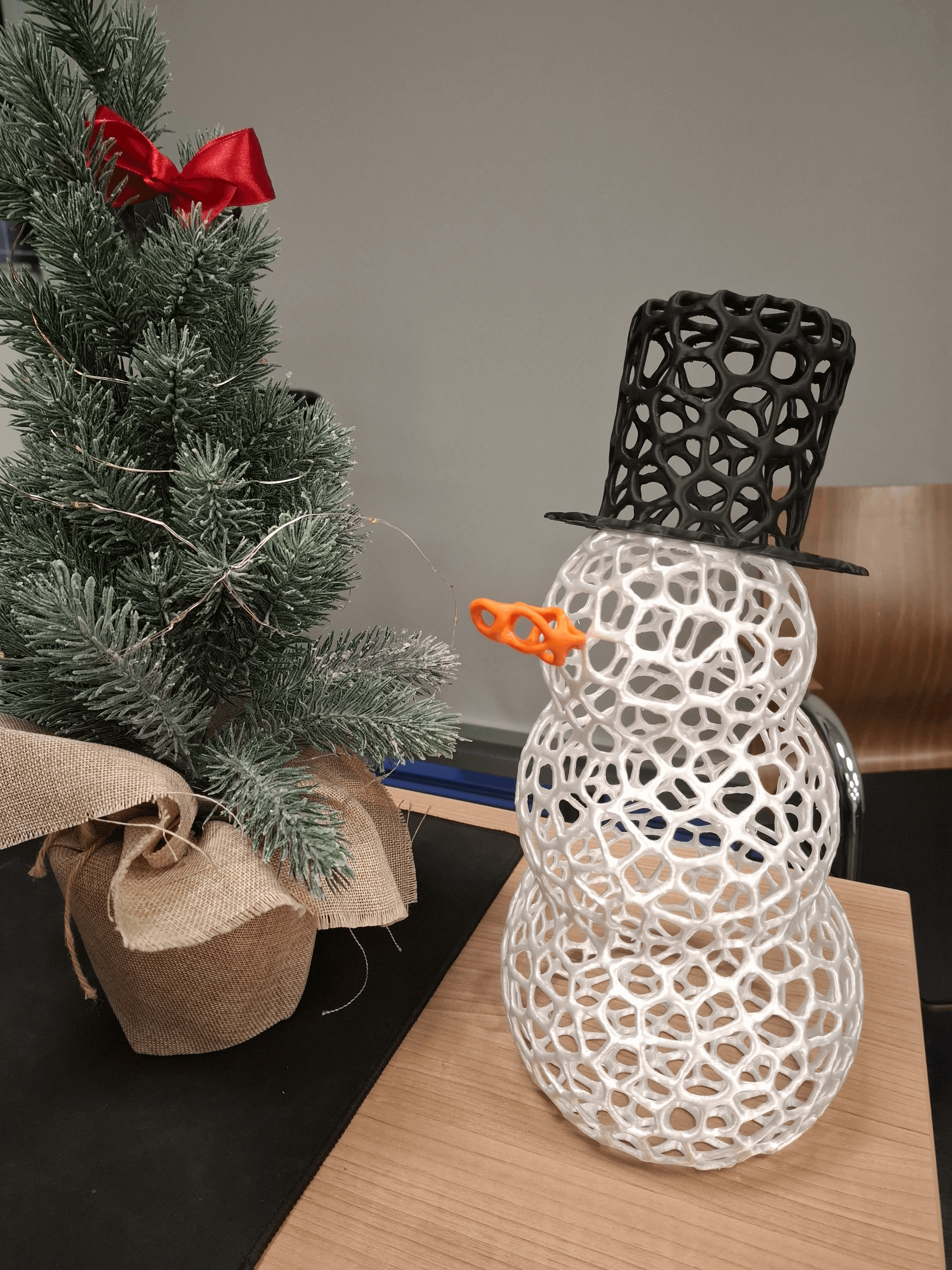Voronoi snowman